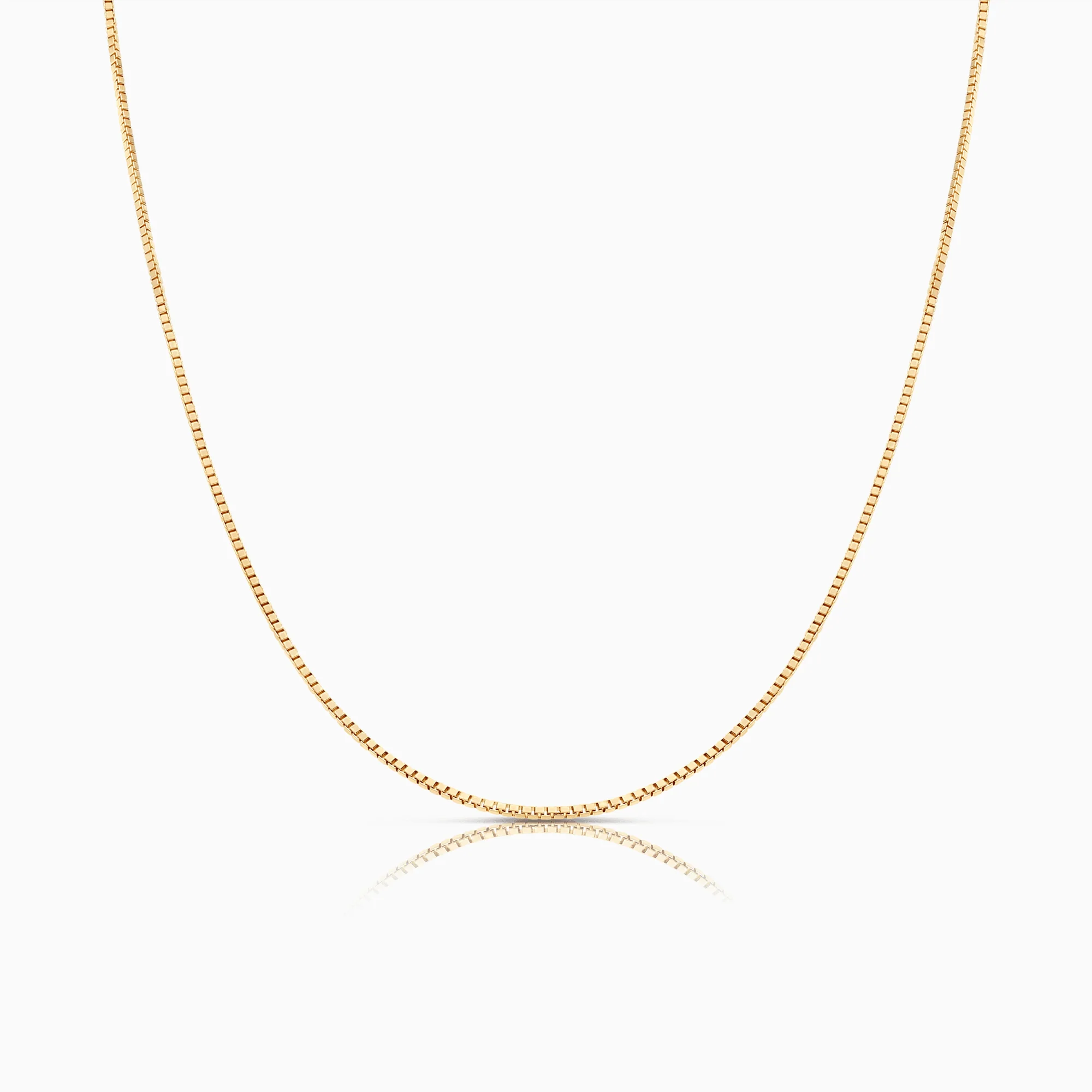 Box Chain 42cm 18K gold