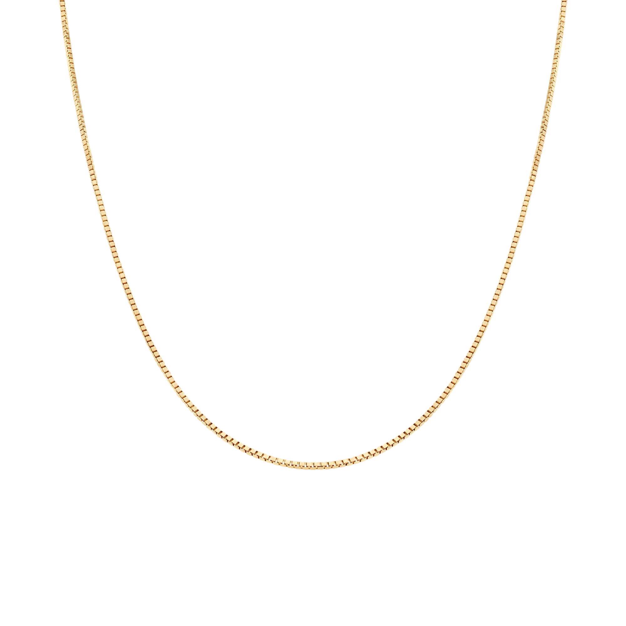 Box Chain 42cm 18K gold - Image 2