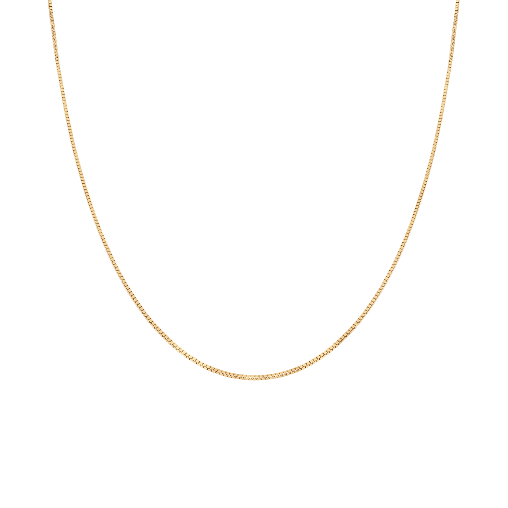 Box Chain 42cm 18K gold - Image 2