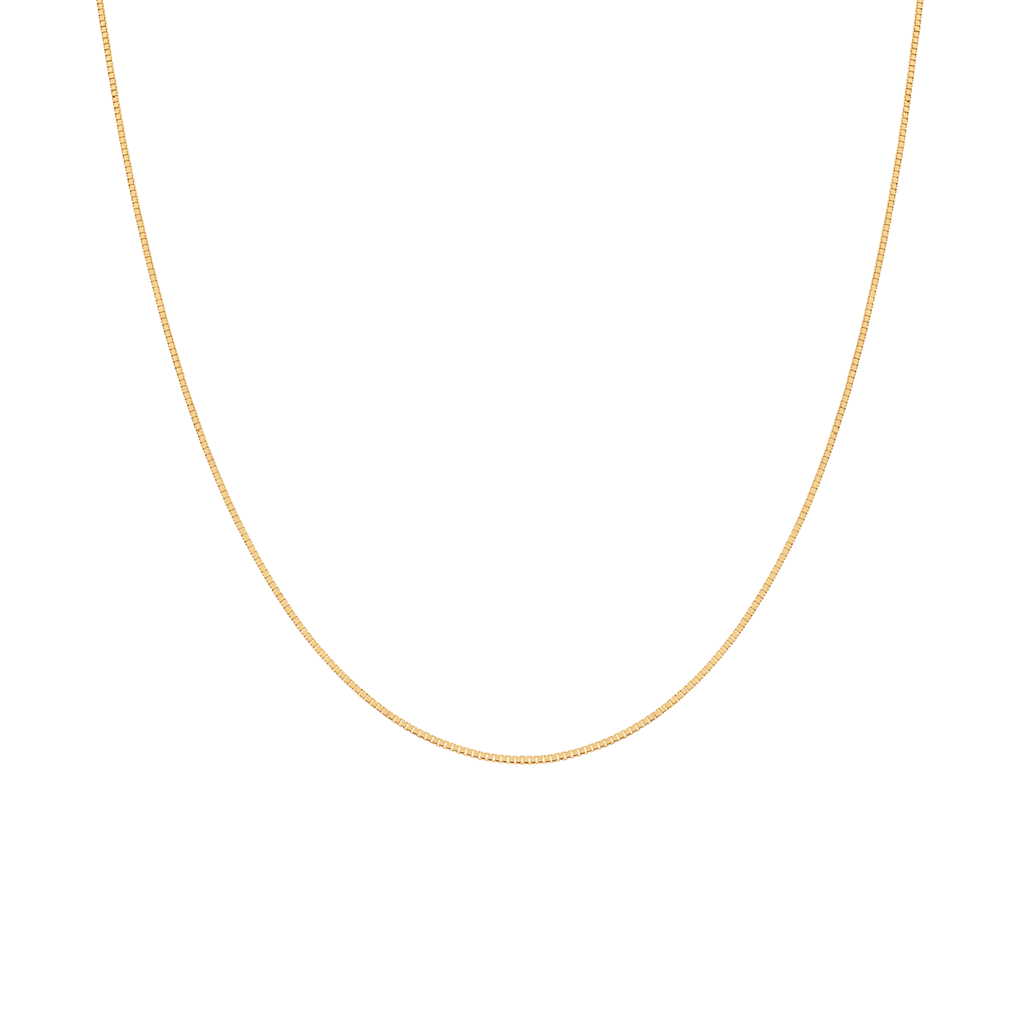 Box Chain 42cm 18K gold - Image 2
