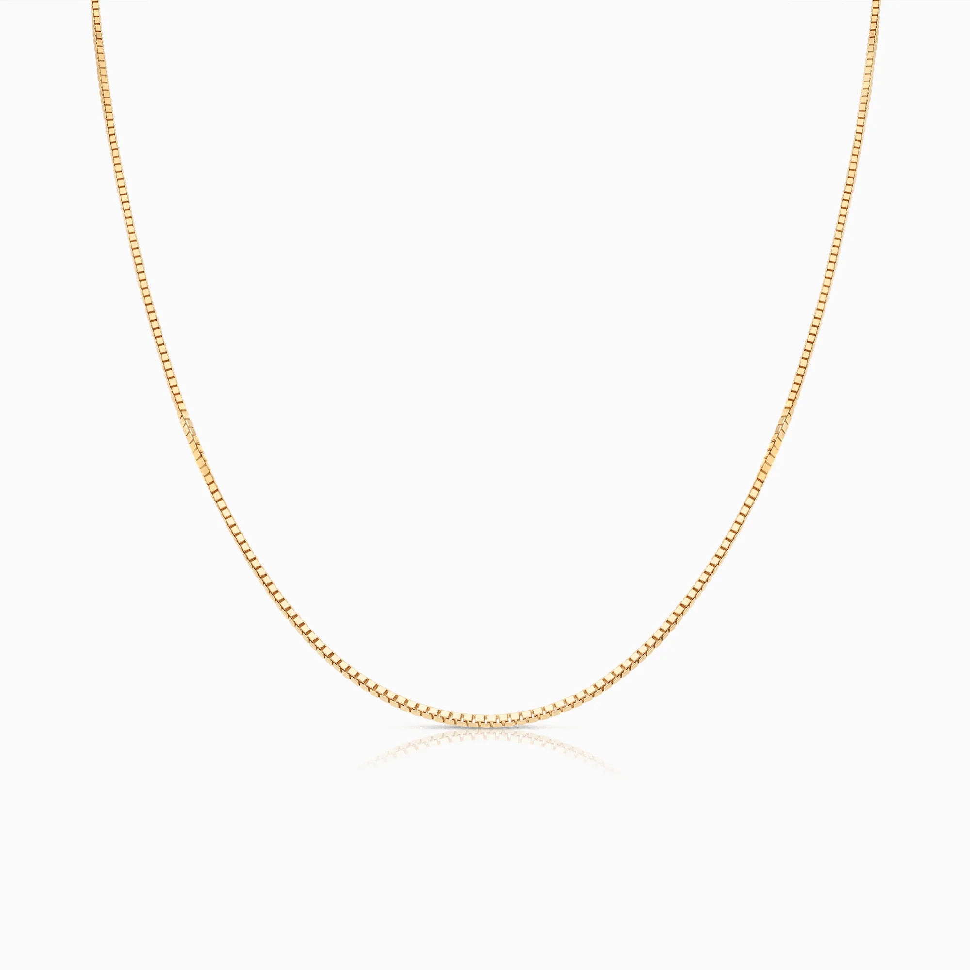 Box Chain 42cm 18K gold