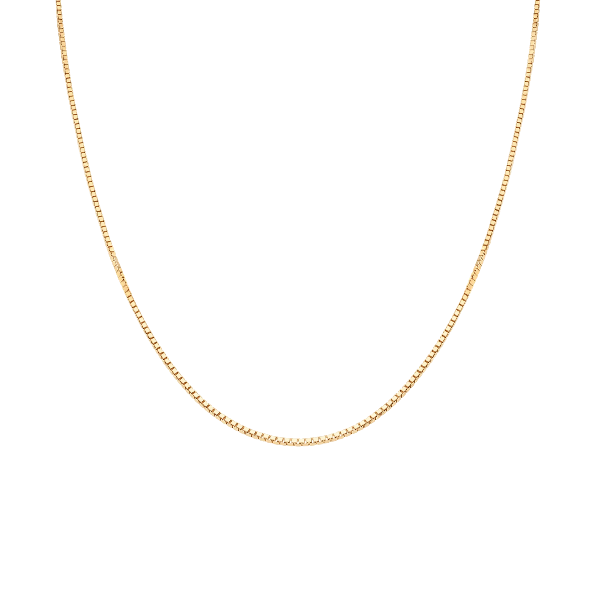 Box Chain 42cm 18K gold - Image 2
