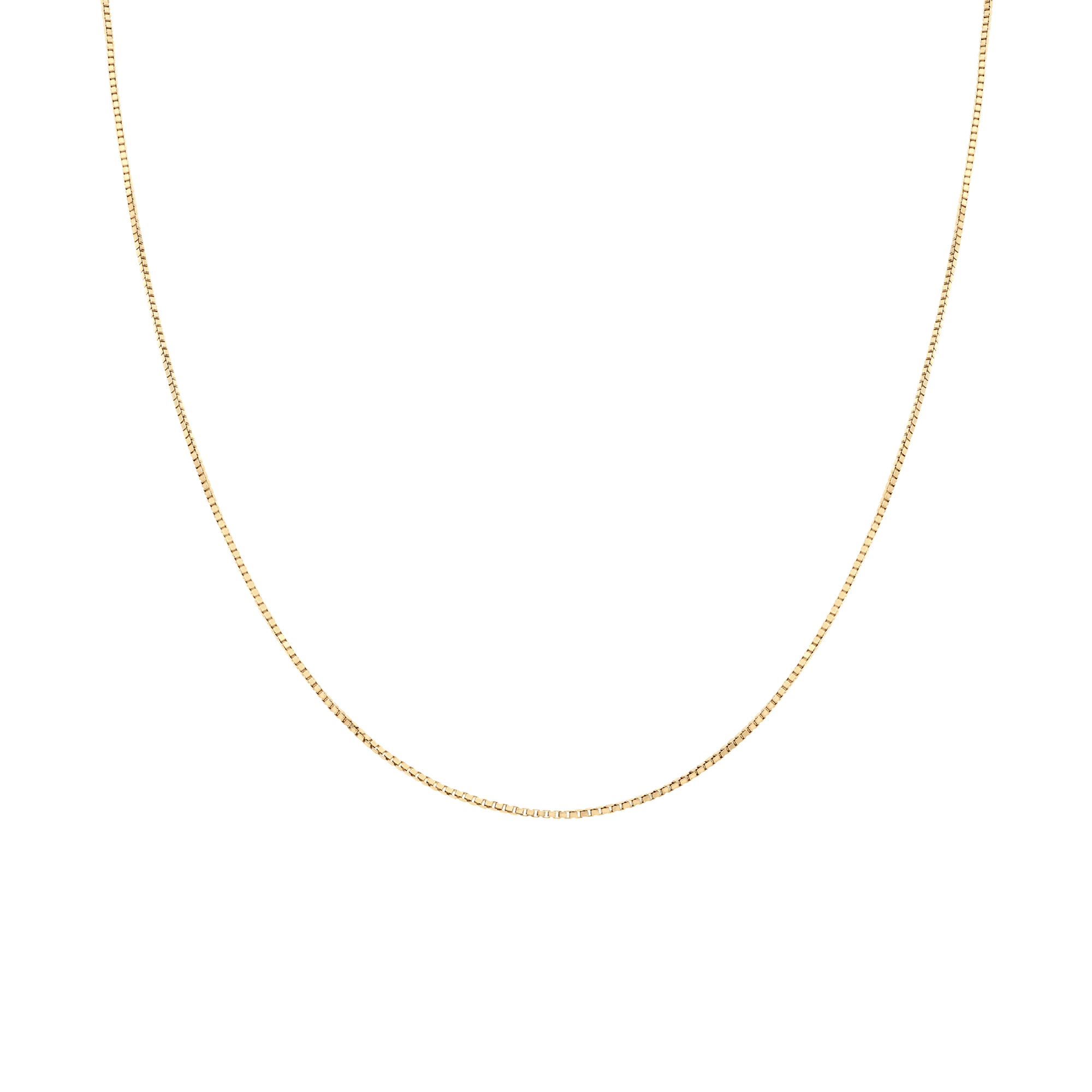 Box Chain 42cm 18K gold - Image 2