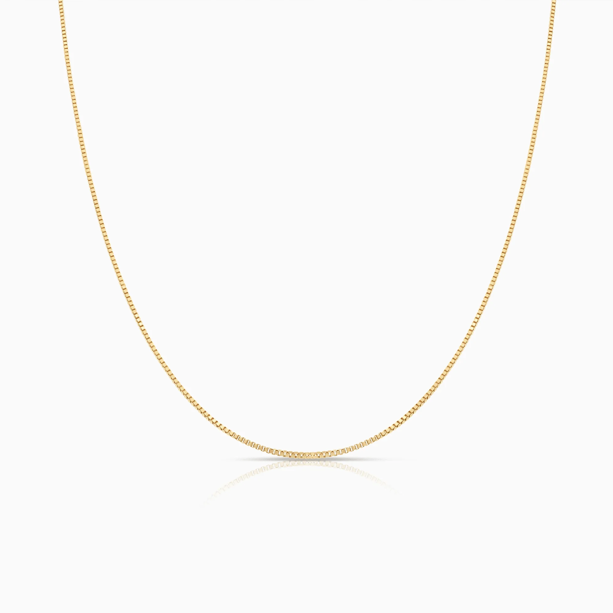 Box Chain 42cm 18K gold