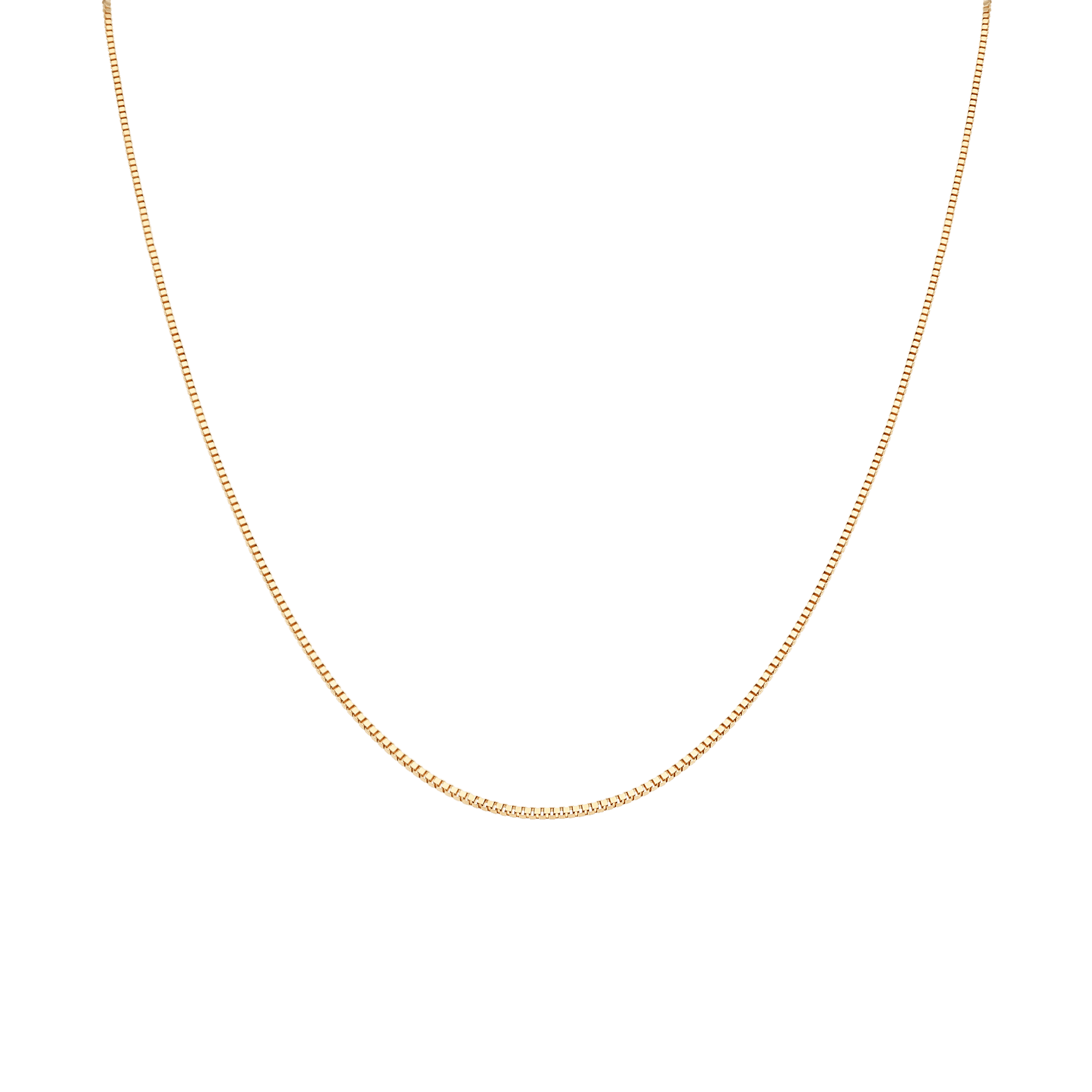 Box chain 42cm 18K rose gold - Image 2