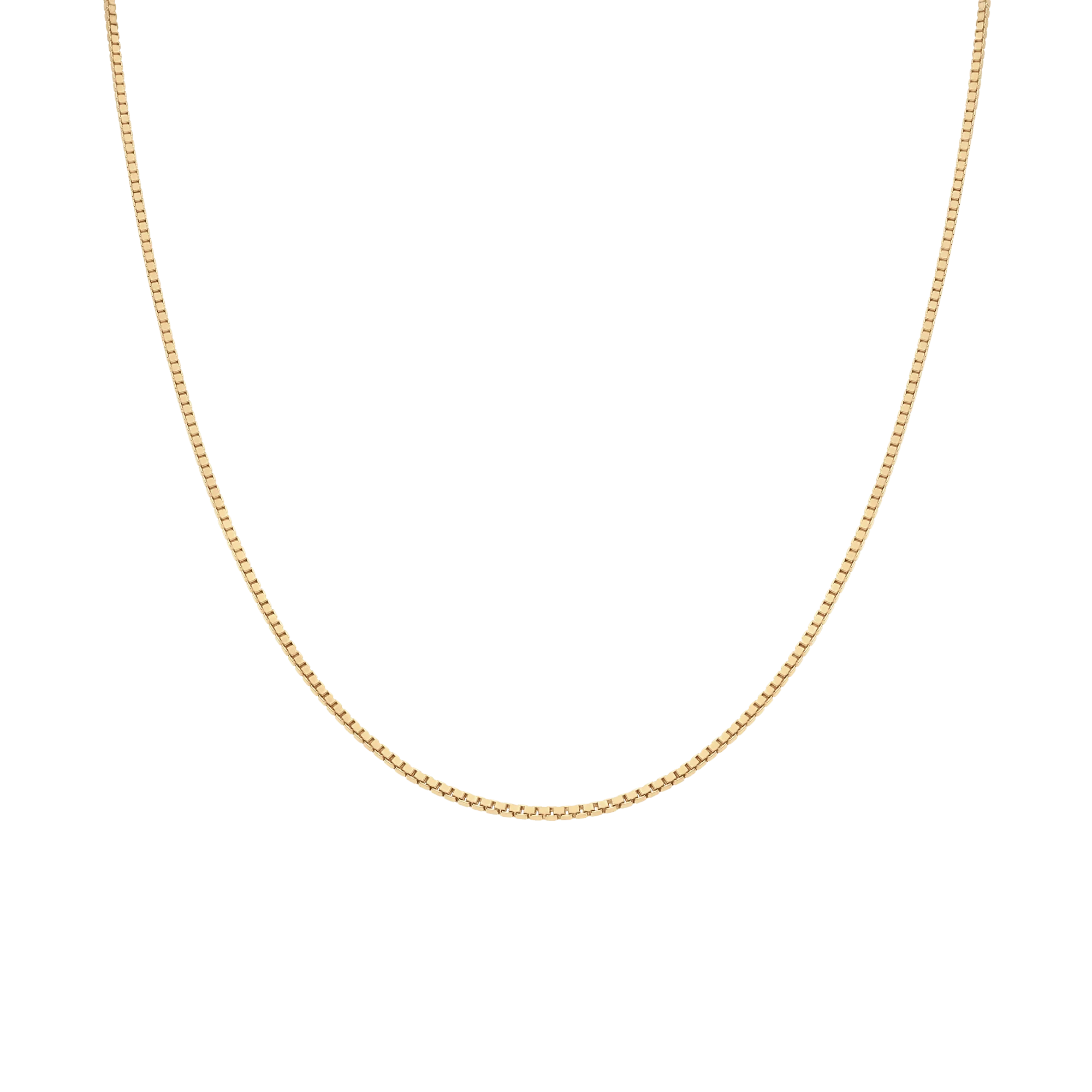 Box chain 44.5cm 18K gold - Image 2