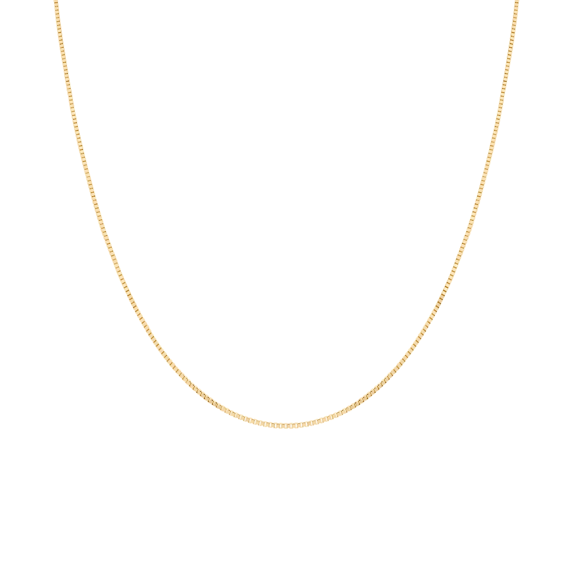 Box Chain 45.5cm 18K Gold - Image 2