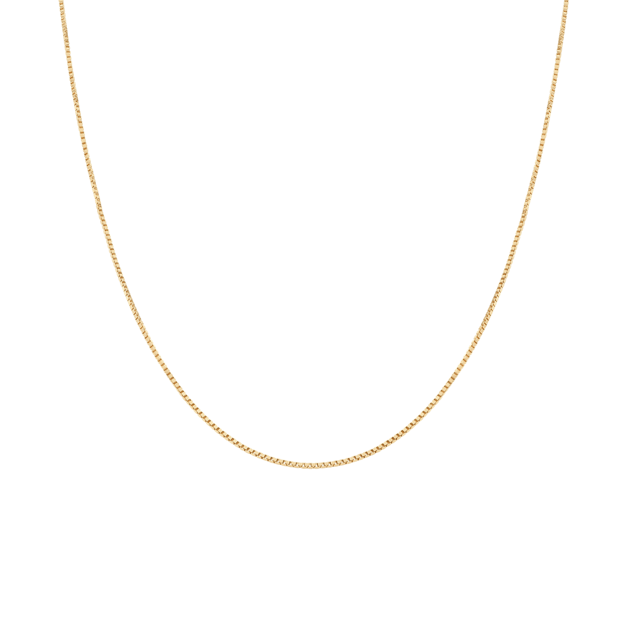 Box Chain 45.5cm 18K Gold - Image 2