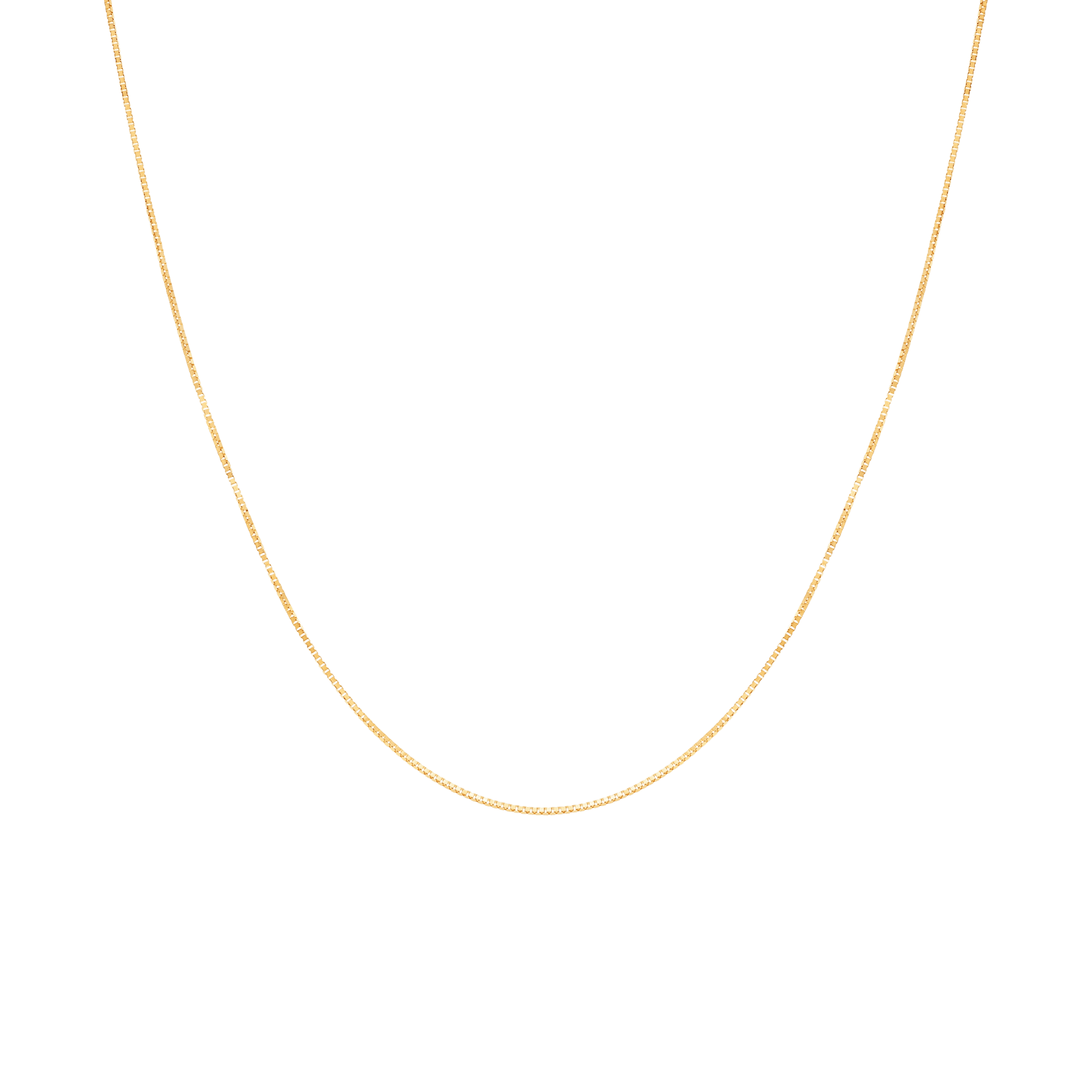 Box Chain 45.5cm 18K Gold - Image 2