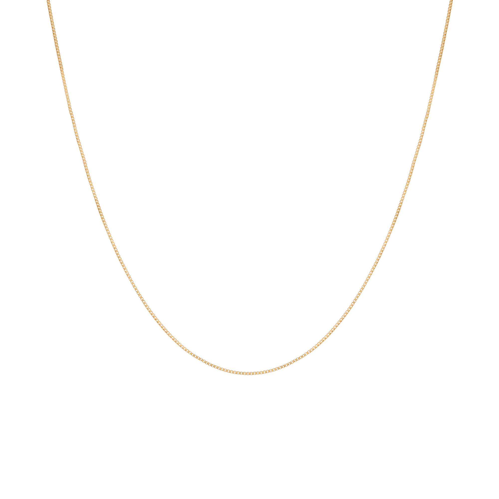 Box Chain 45.5cm 18K Gold - Image 2