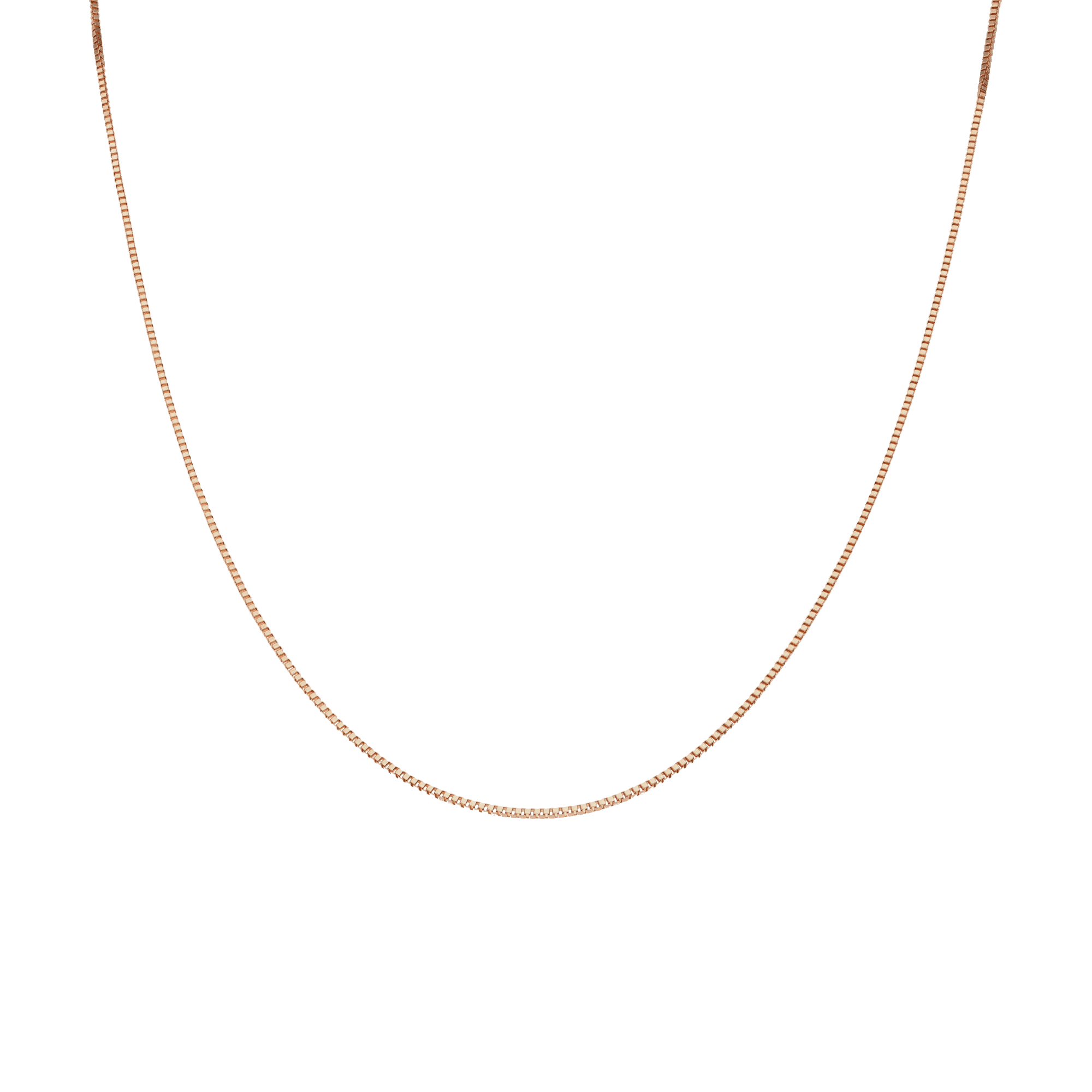 Box Chain 45cm 18K rose gold