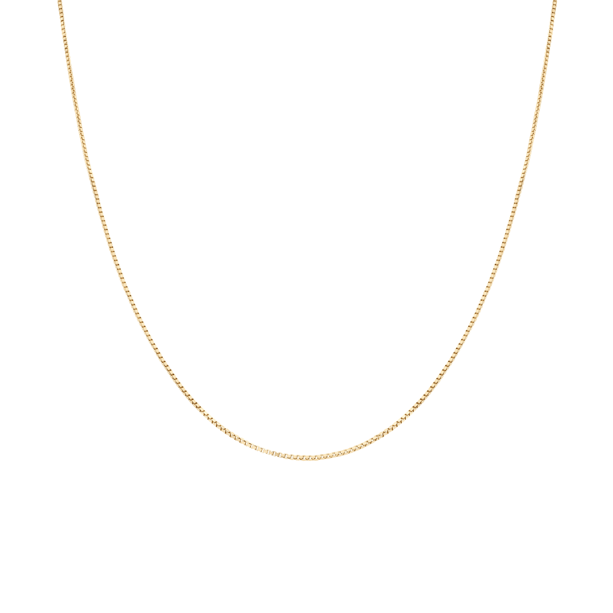 Box chain 46cm 18K gold - Image 2