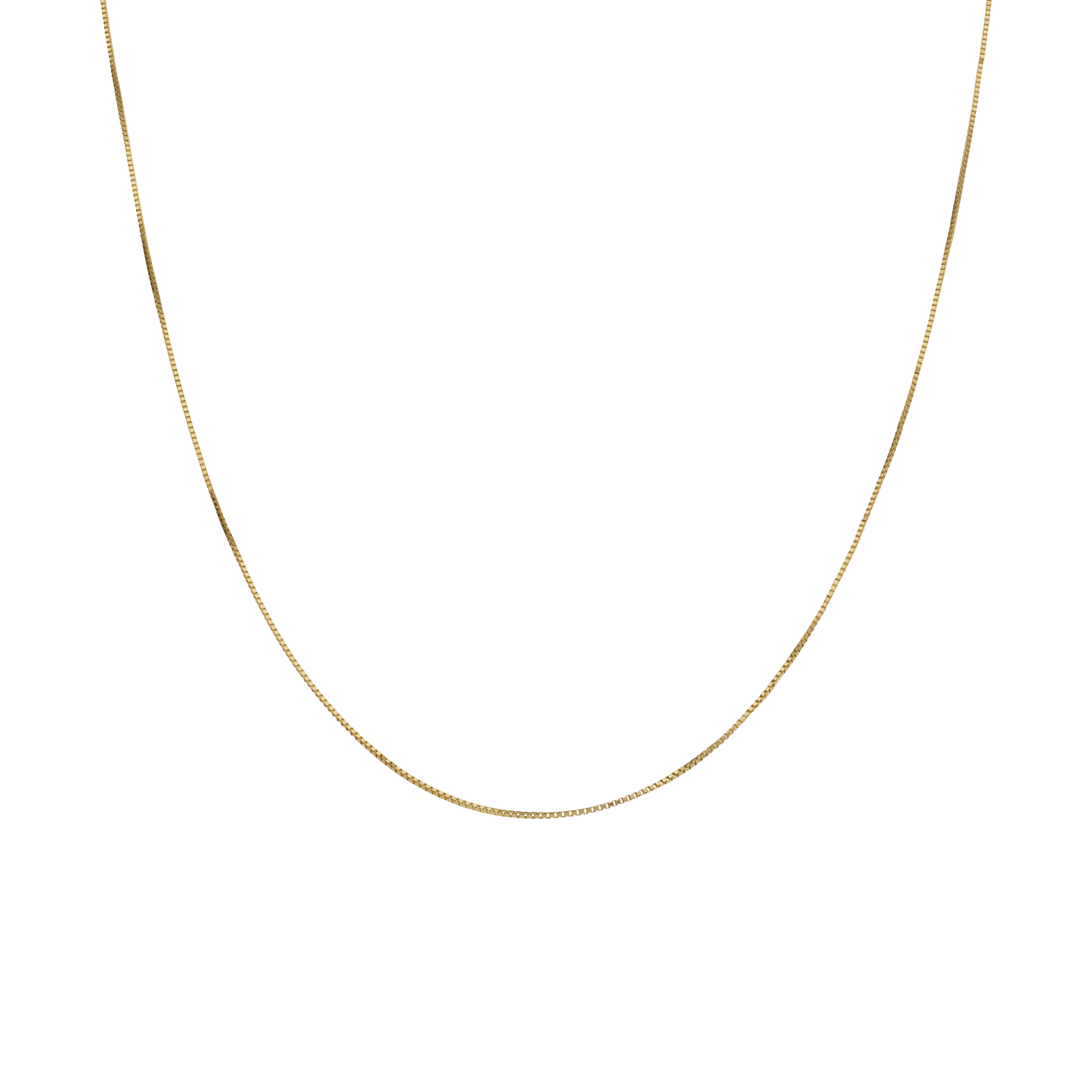 Box Chain 47cm 18K Gold - Image 2