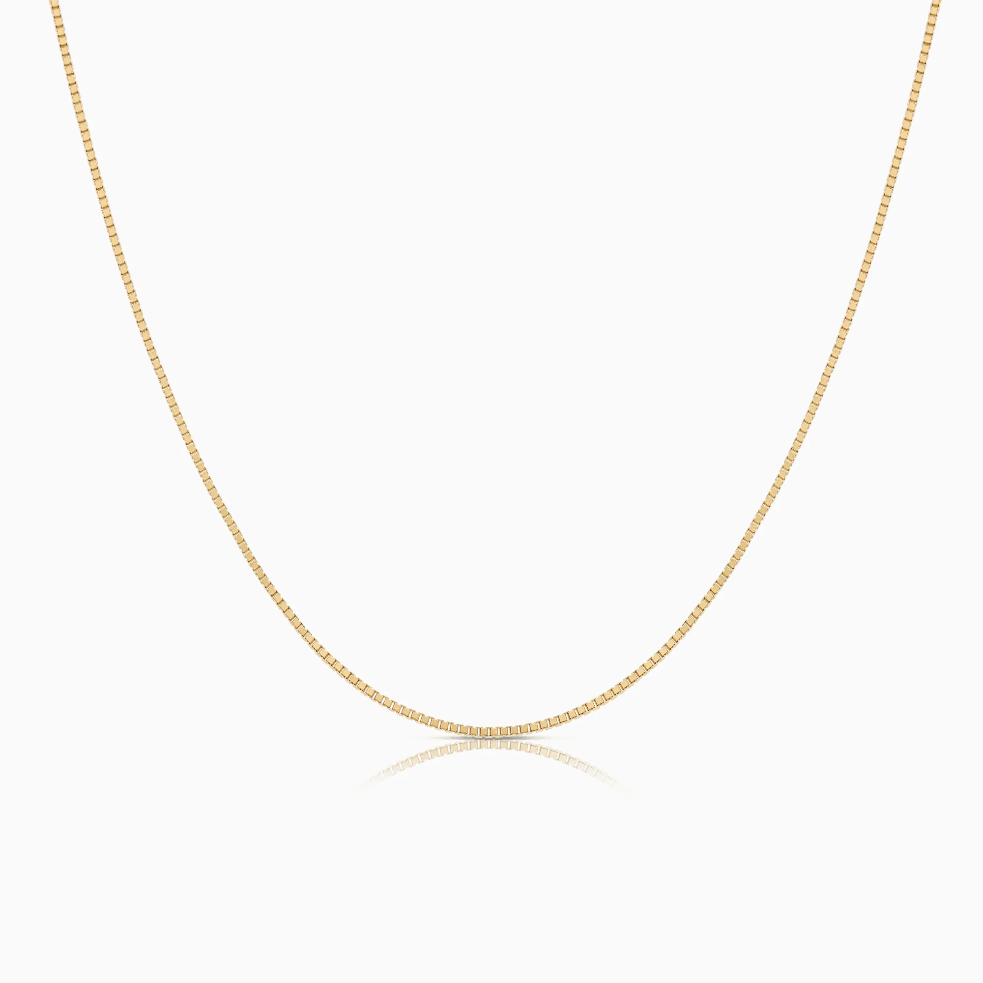 Box Chain 49.5cm 18K gold