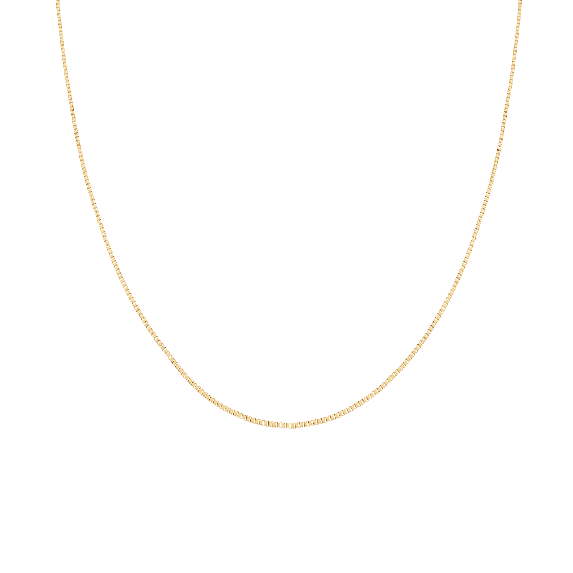 Box Chain 49.5cm 18K gold - Image 2
