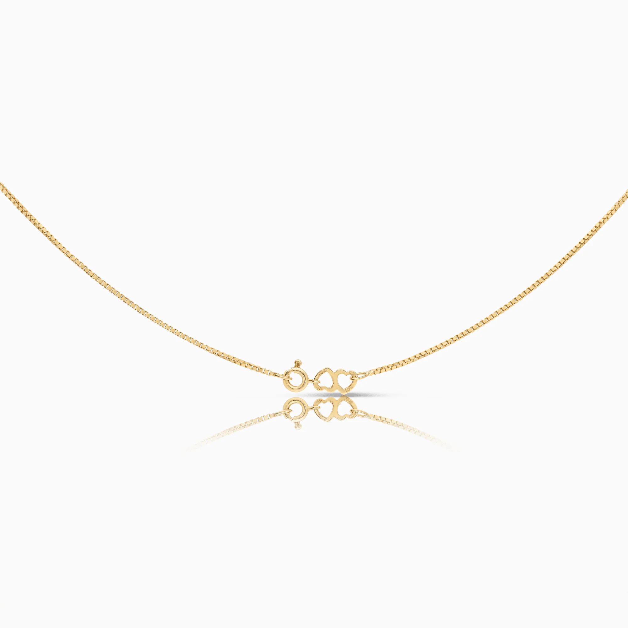 Box Chain 49.5cm 18K gold - Image 2