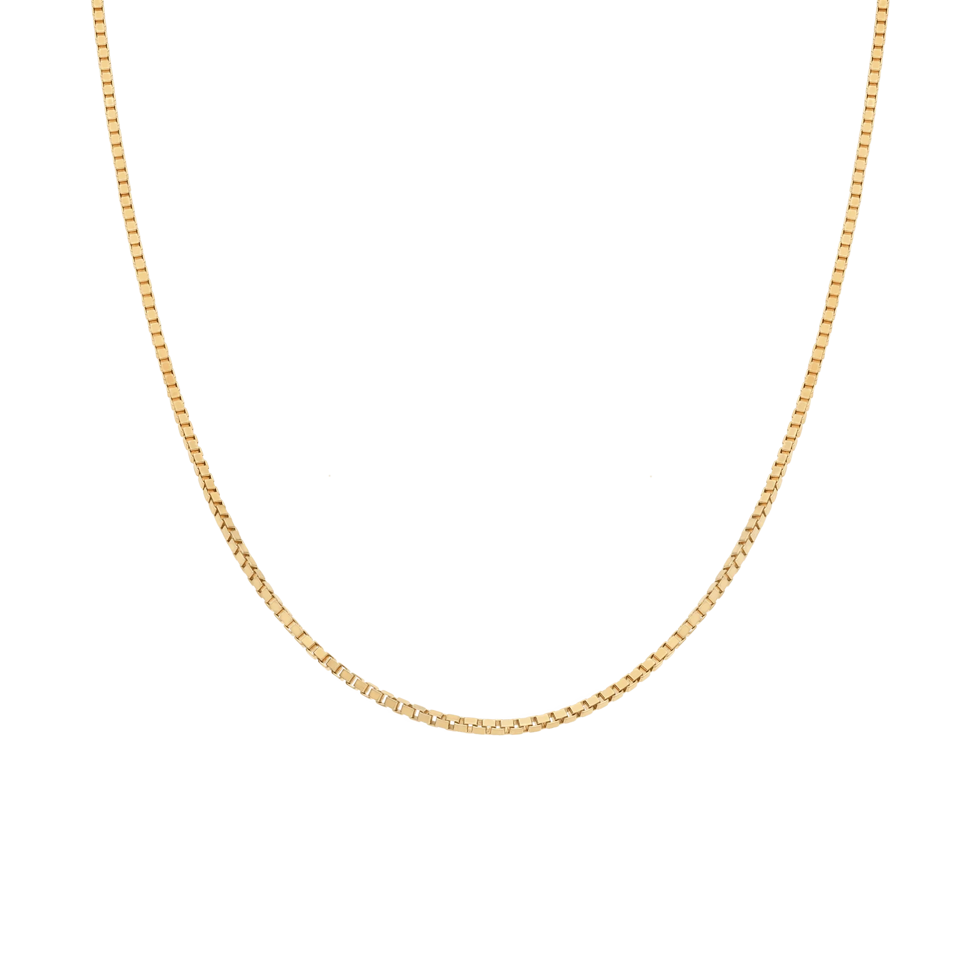 Box Chain 50.5cm 18K gold - Image 2