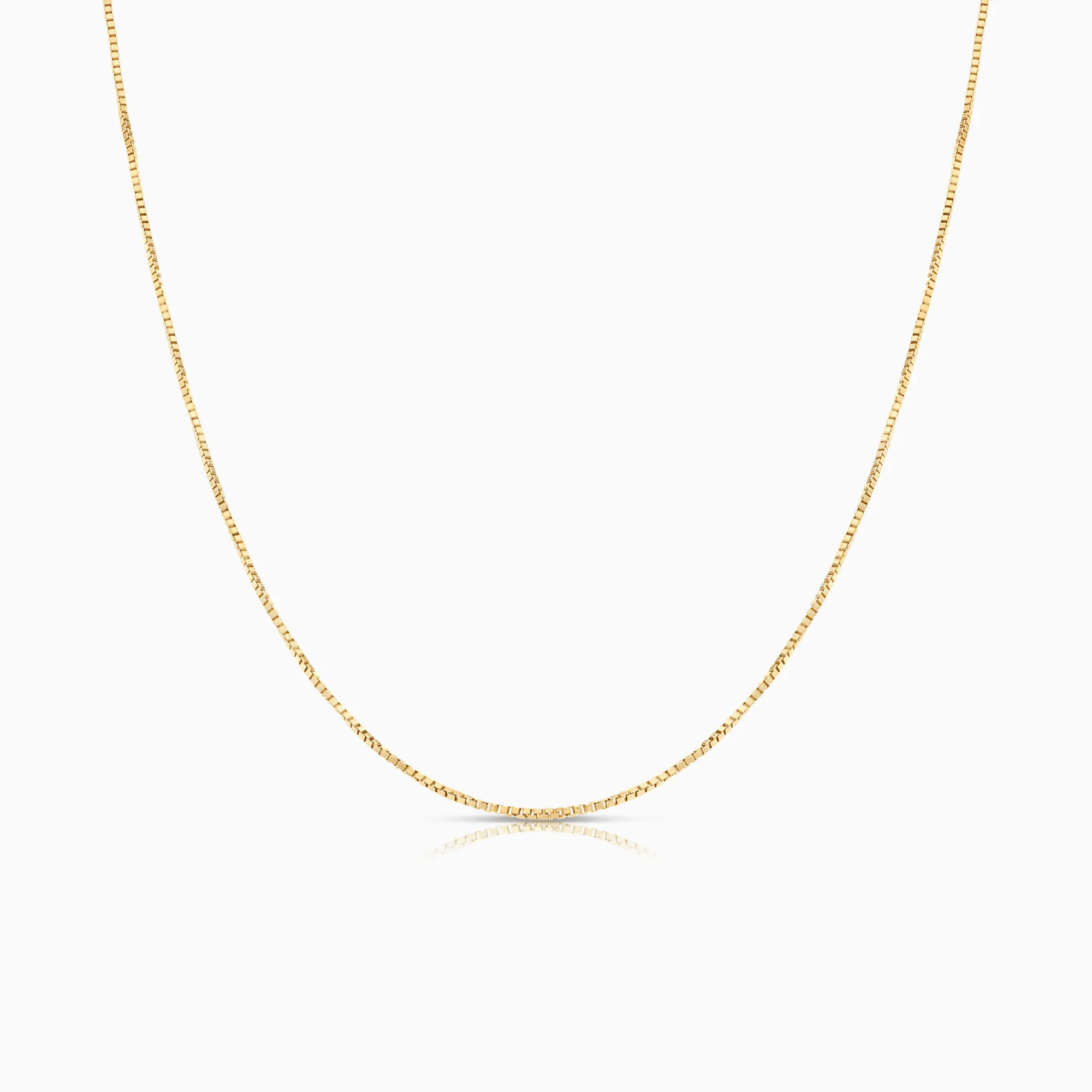 Box Chain 50.5cm 18K gold