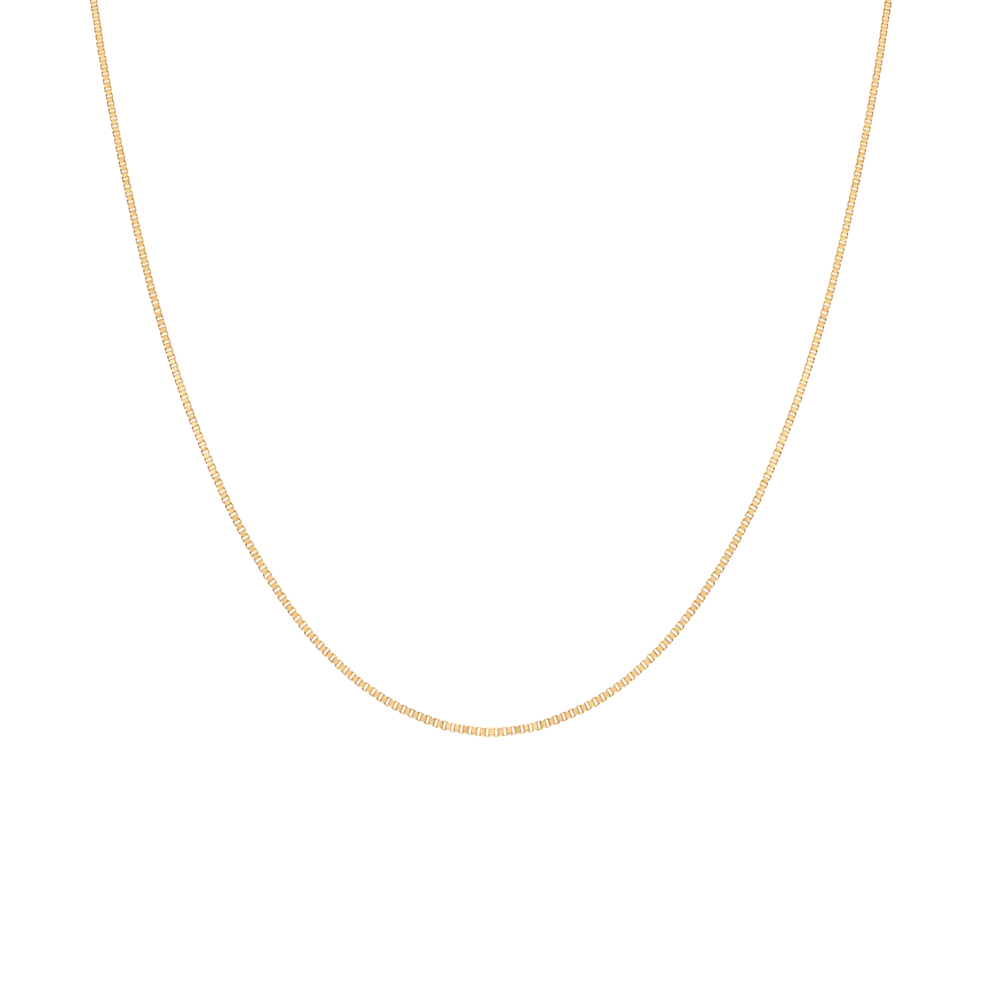 Box chain 50cm 18K gold - Image 2