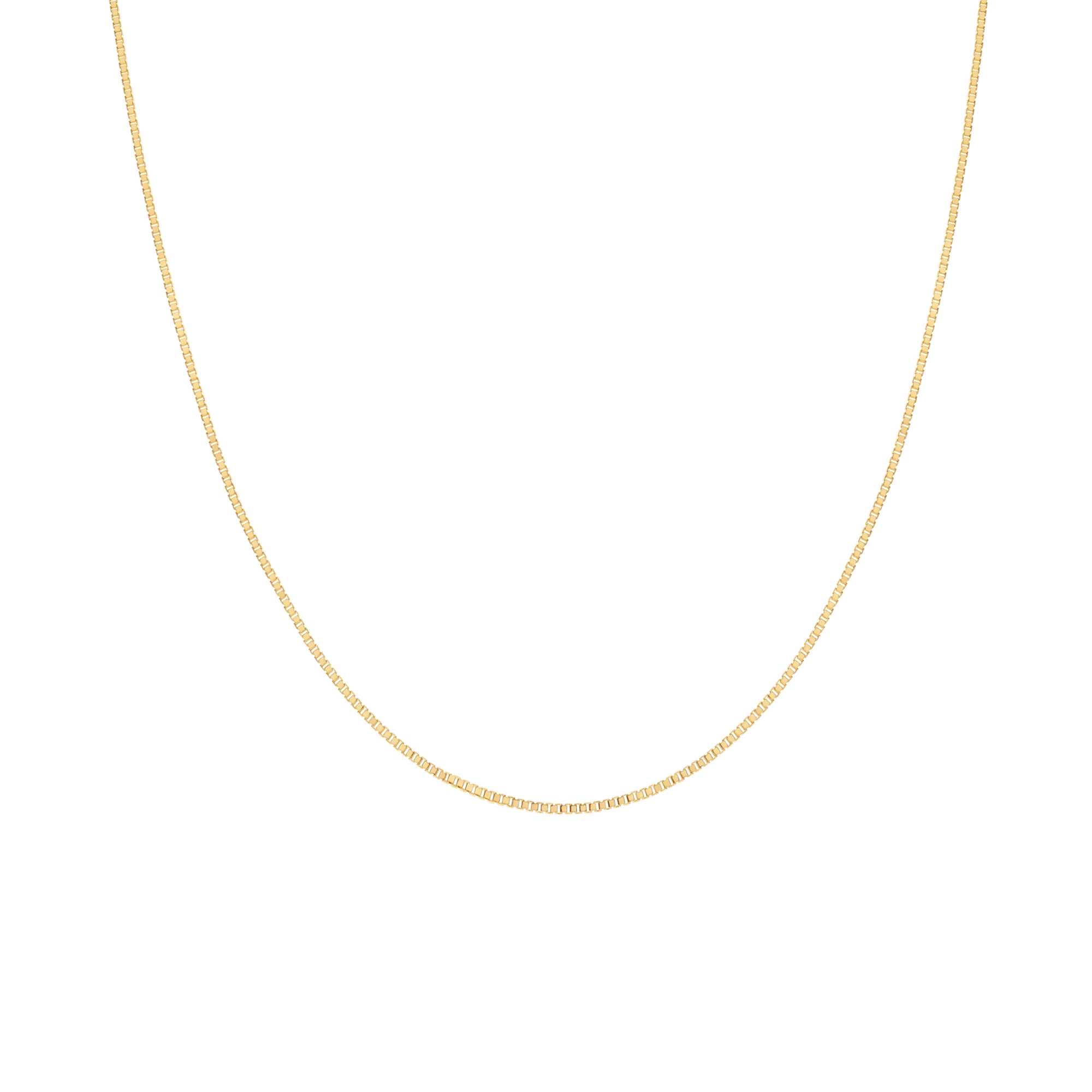 Box chain 50cm 18K gold - Image 2