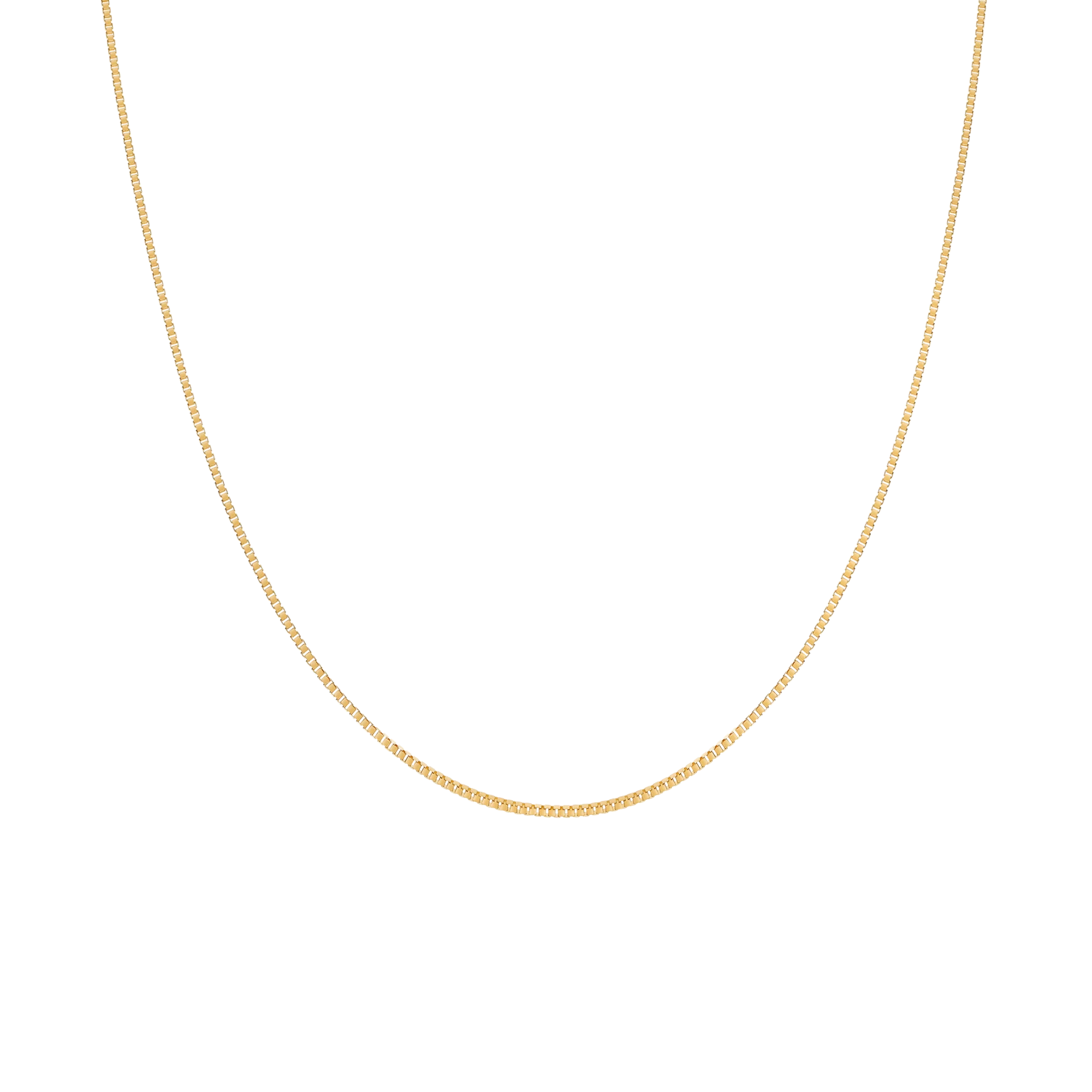 Box chain 50cm 18K gold - Image 2