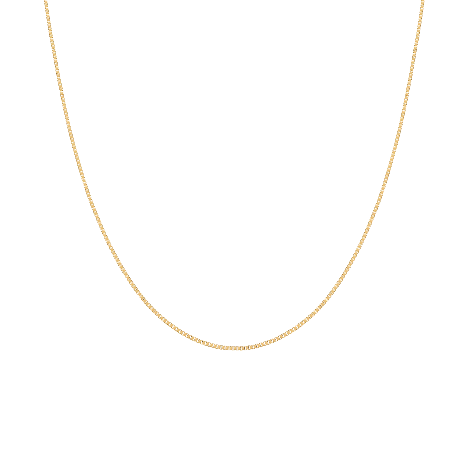Box chain 50cm 18K gold - Image 2