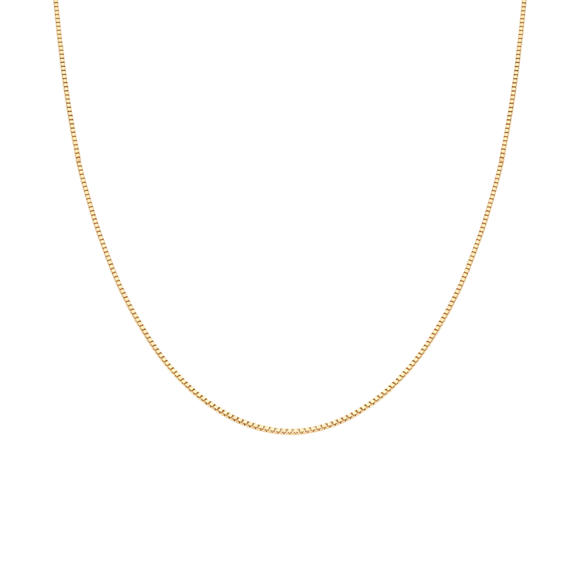 Box chain 50cm 18K gold - Image 2