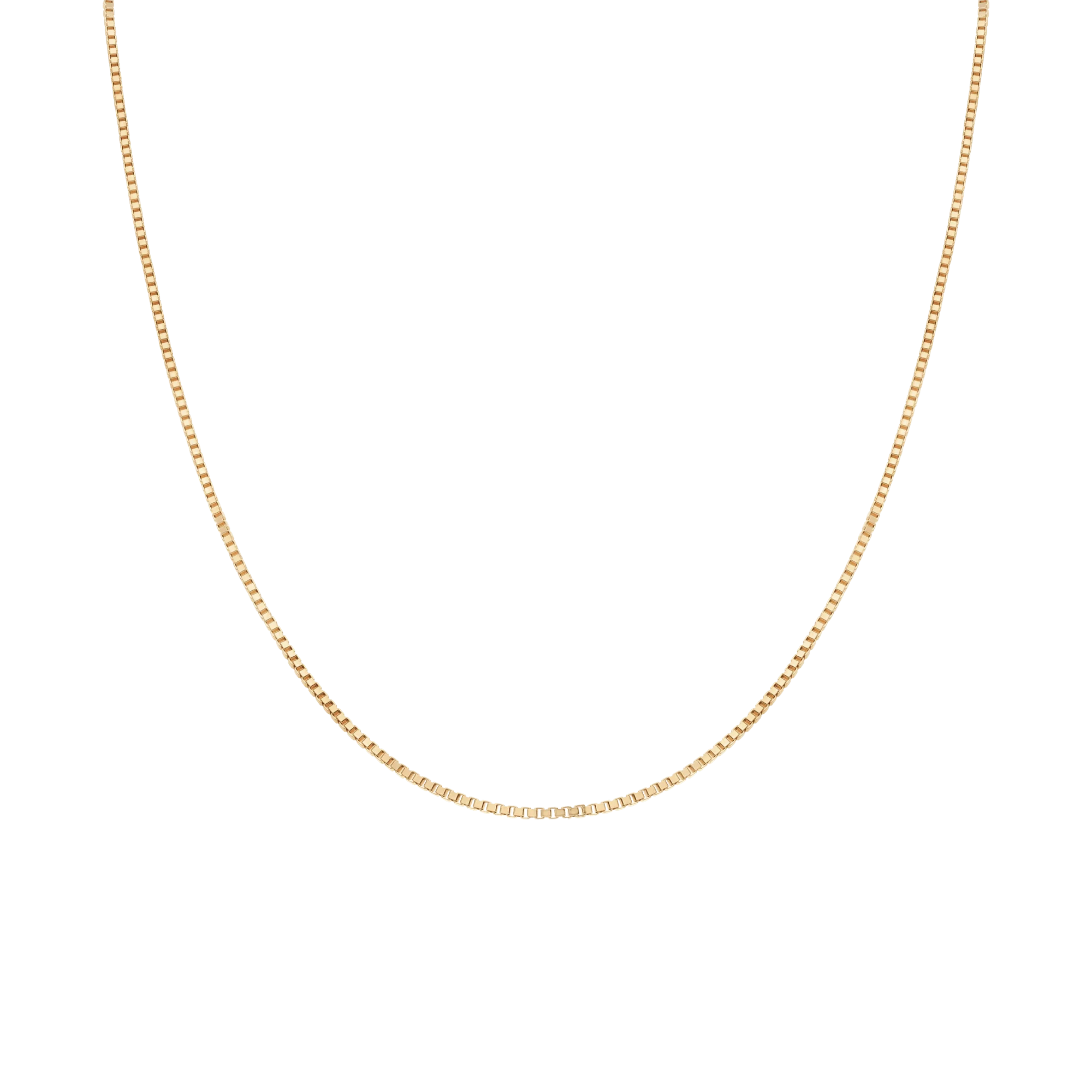 Box chain 50cm 18K gold - Image 2