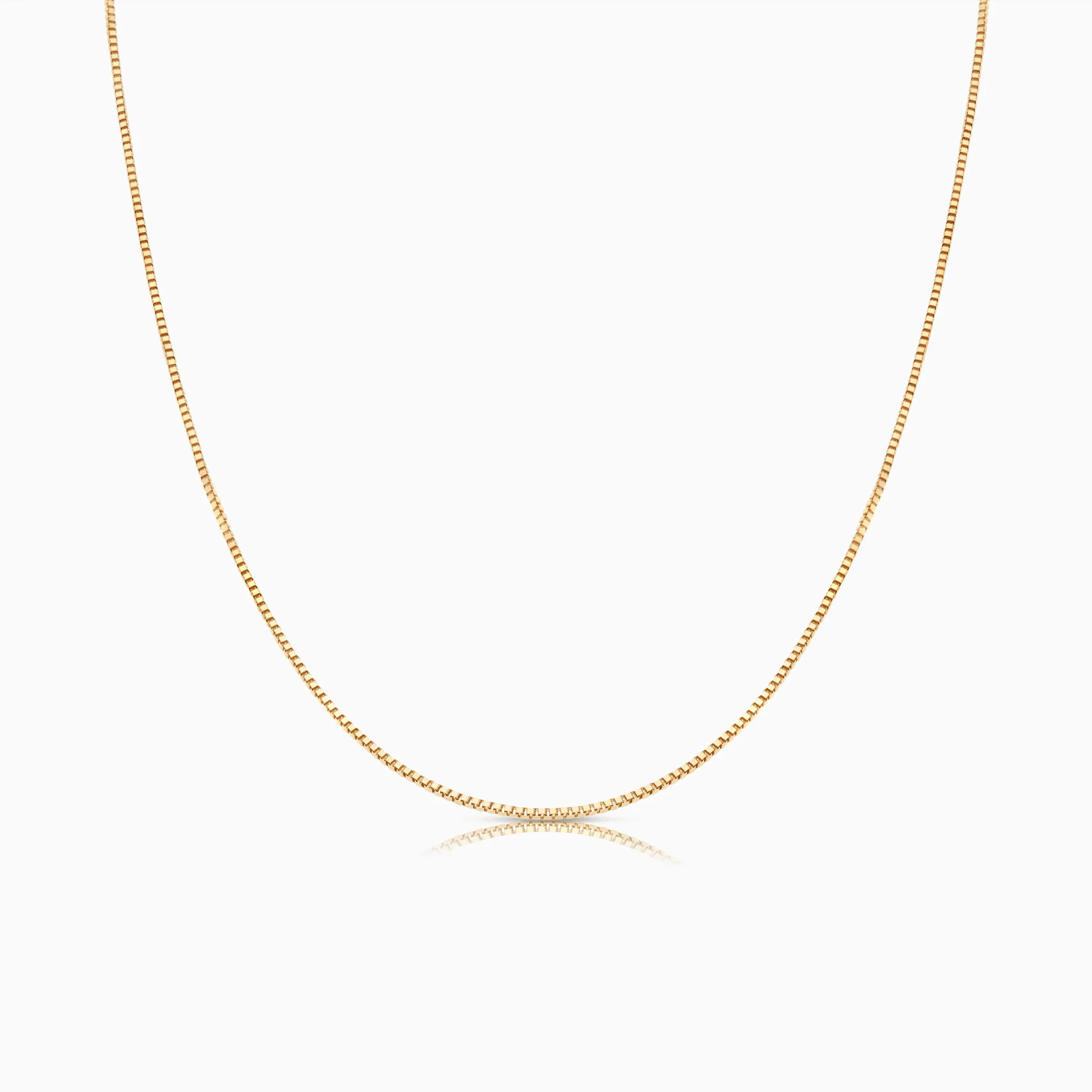 Box chain 50cm 18K gold