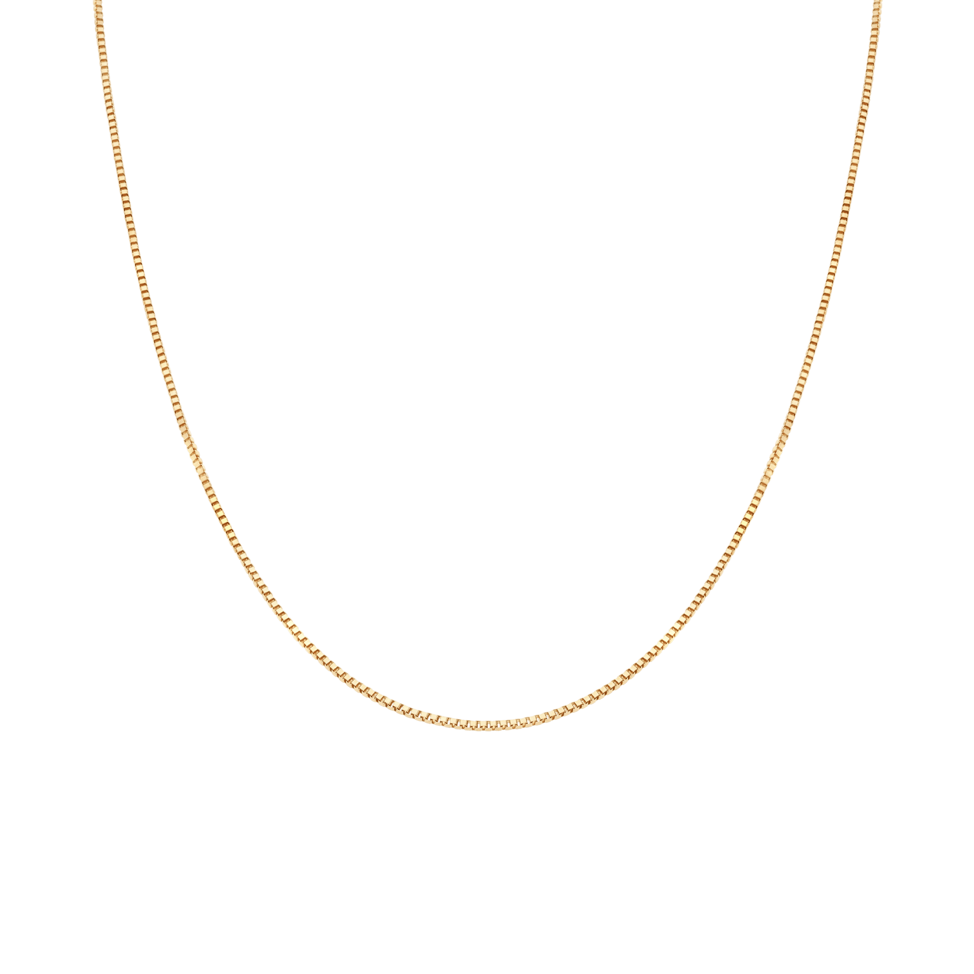 Box chain 50cm 18K gold - Image 2