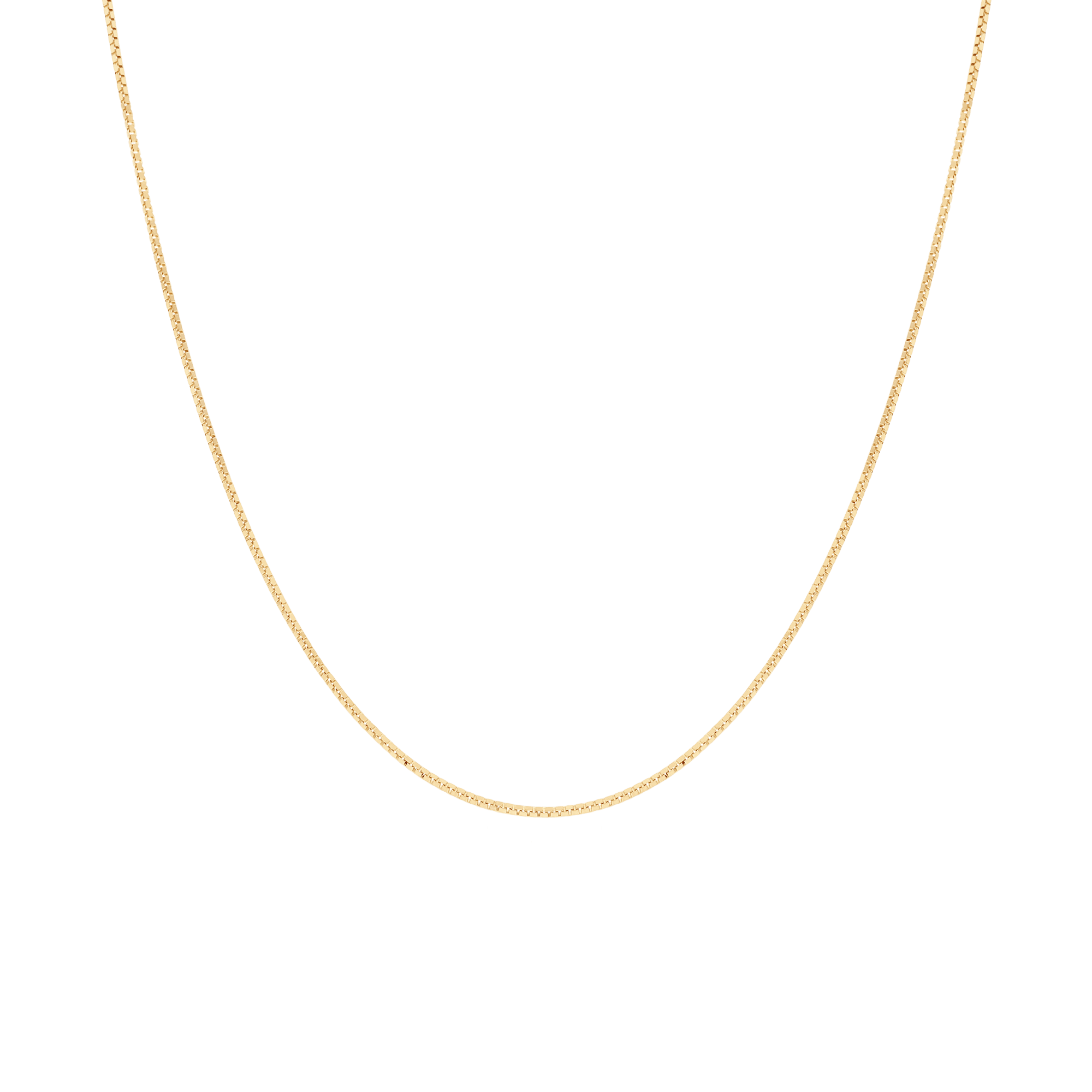 Box chain 50cm 18K gold - Image 2