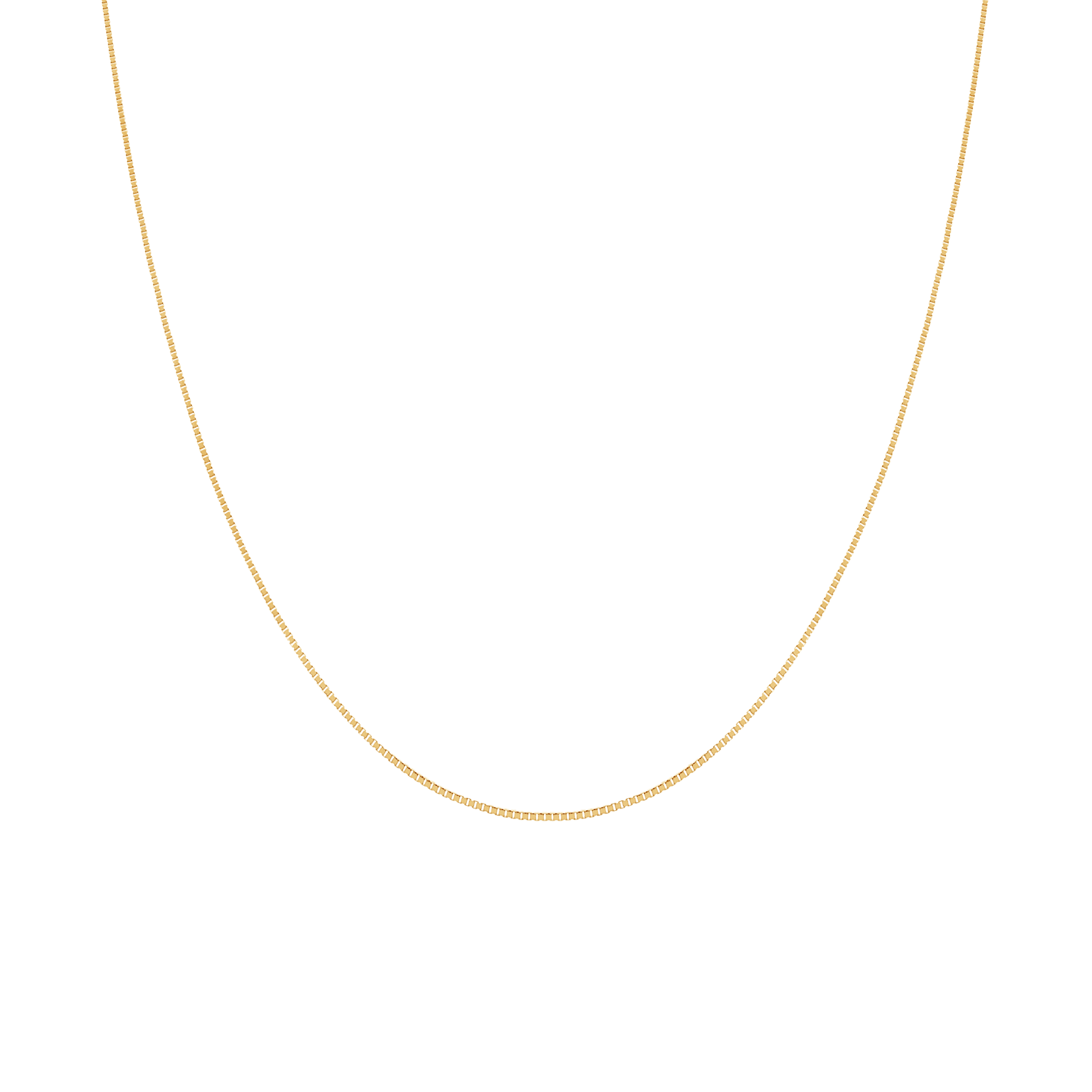 Box chain 50cm 18K gold - Image 2