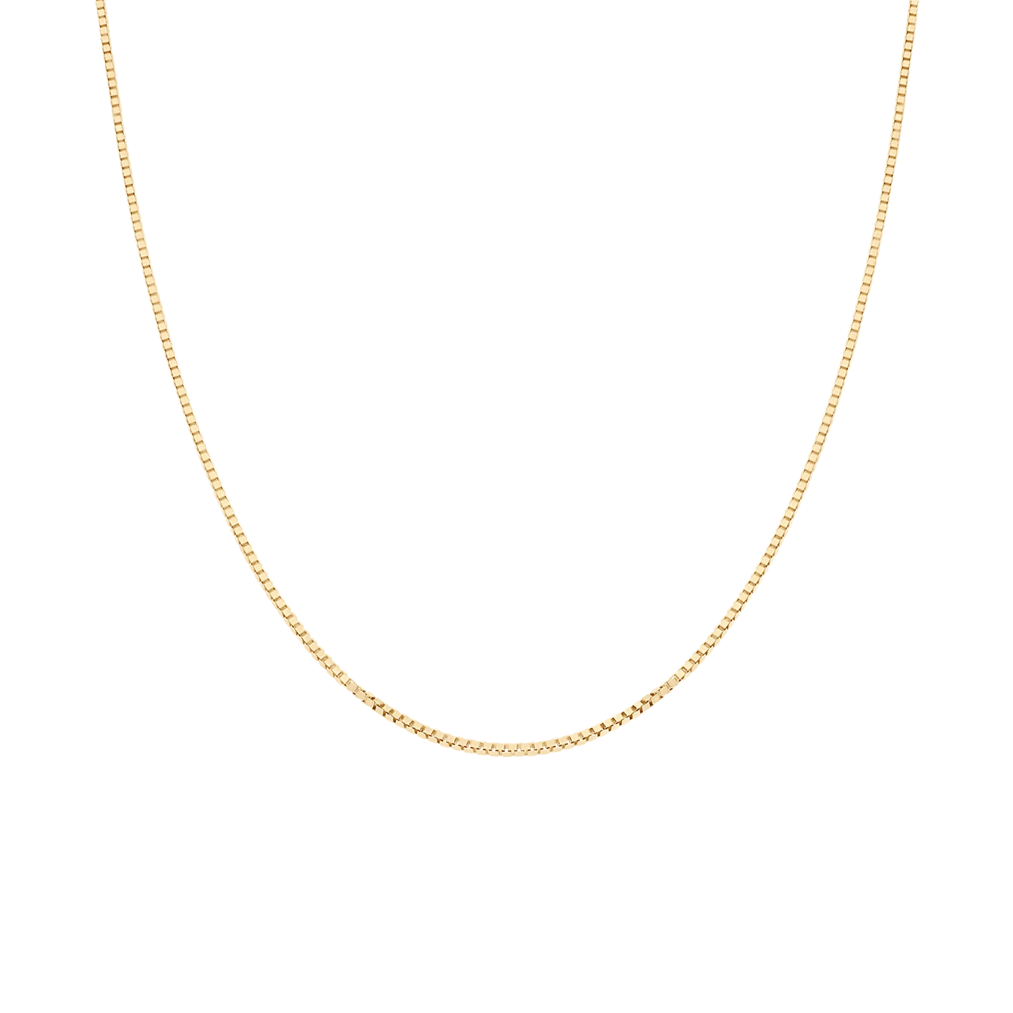 Box Chain 52cm 18K gold - Image 2