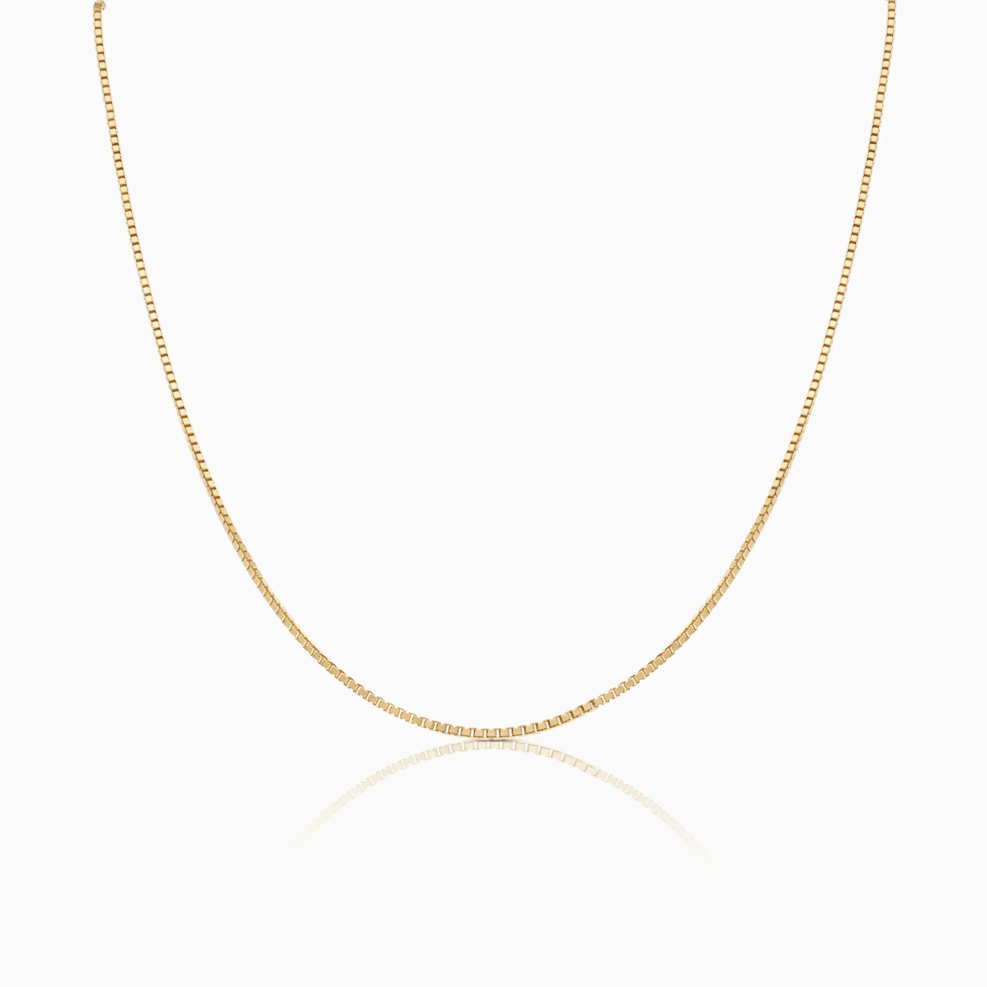 Box Chain 52cm 18K gold