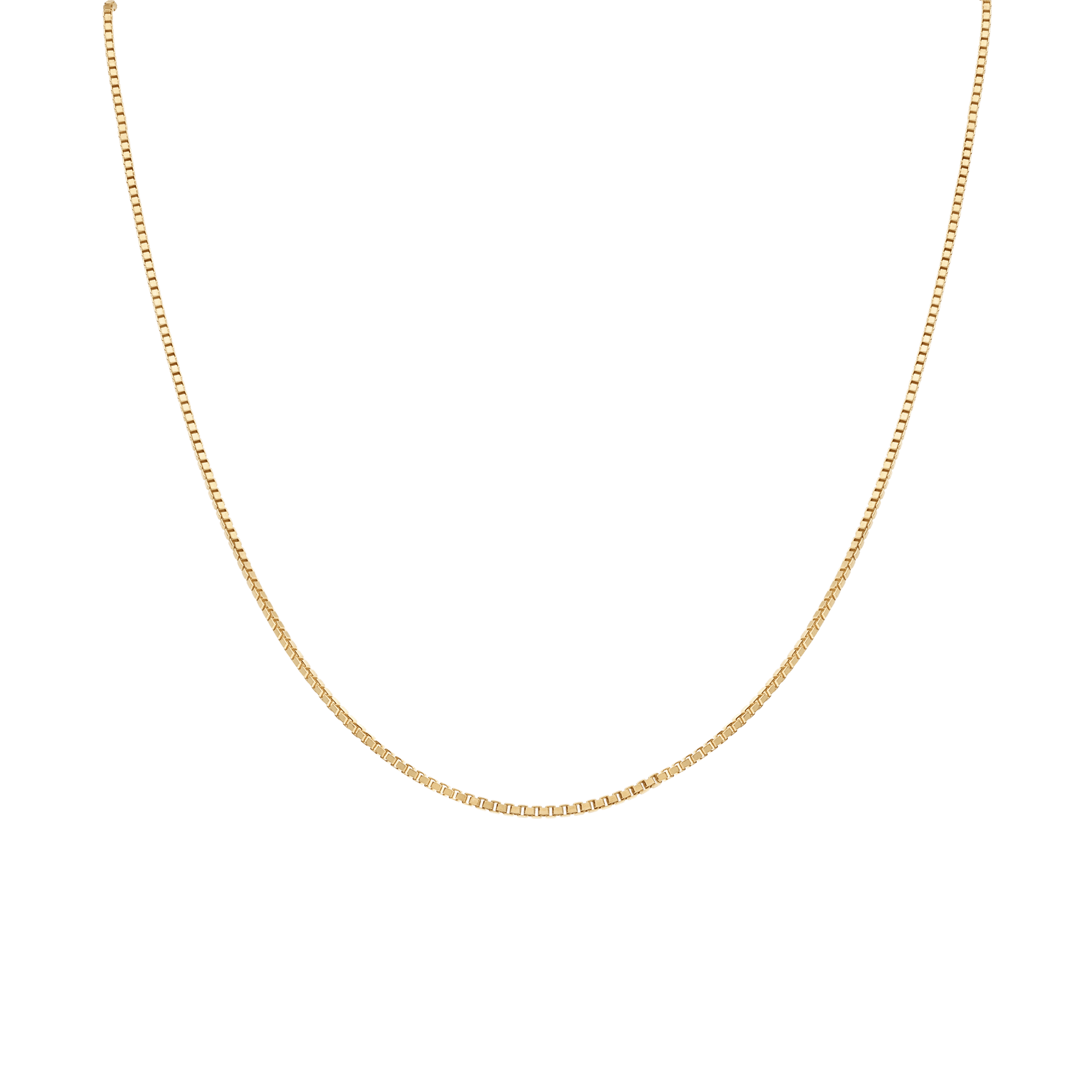 Box Chain 52cm 18K gold - Image 2