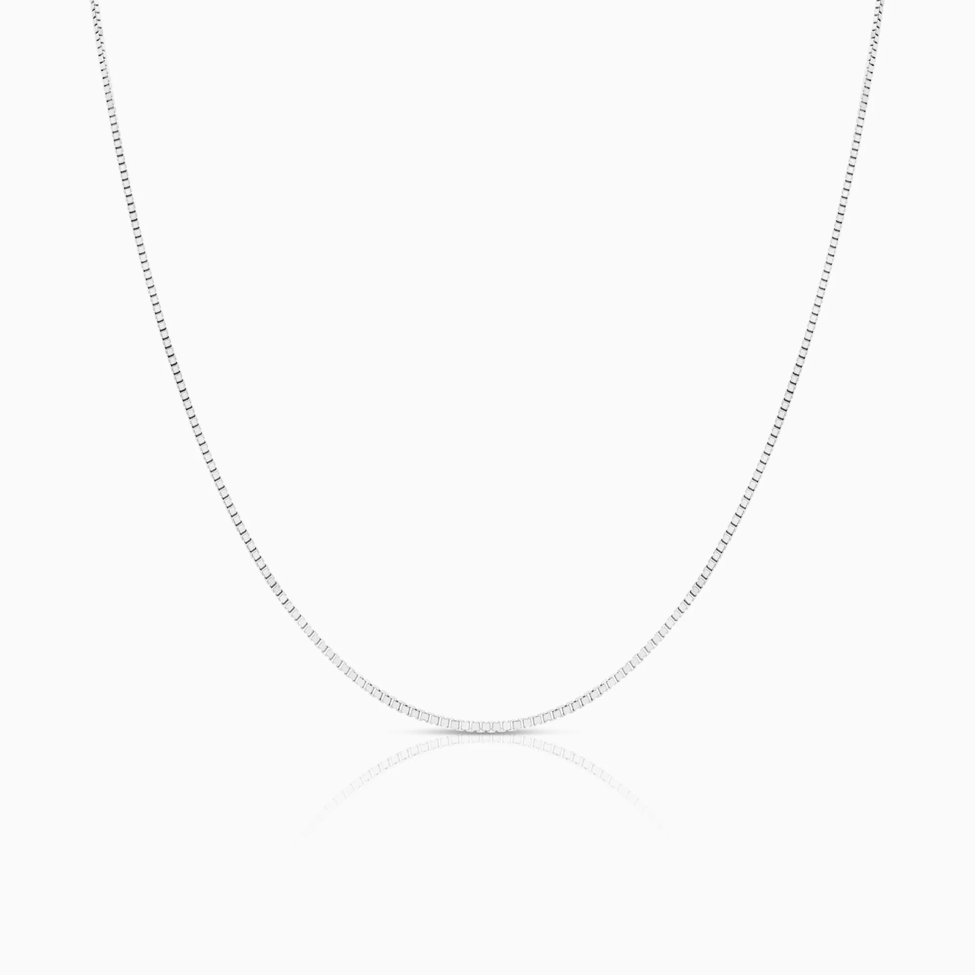 Box Chain 5.30g 18K white gold