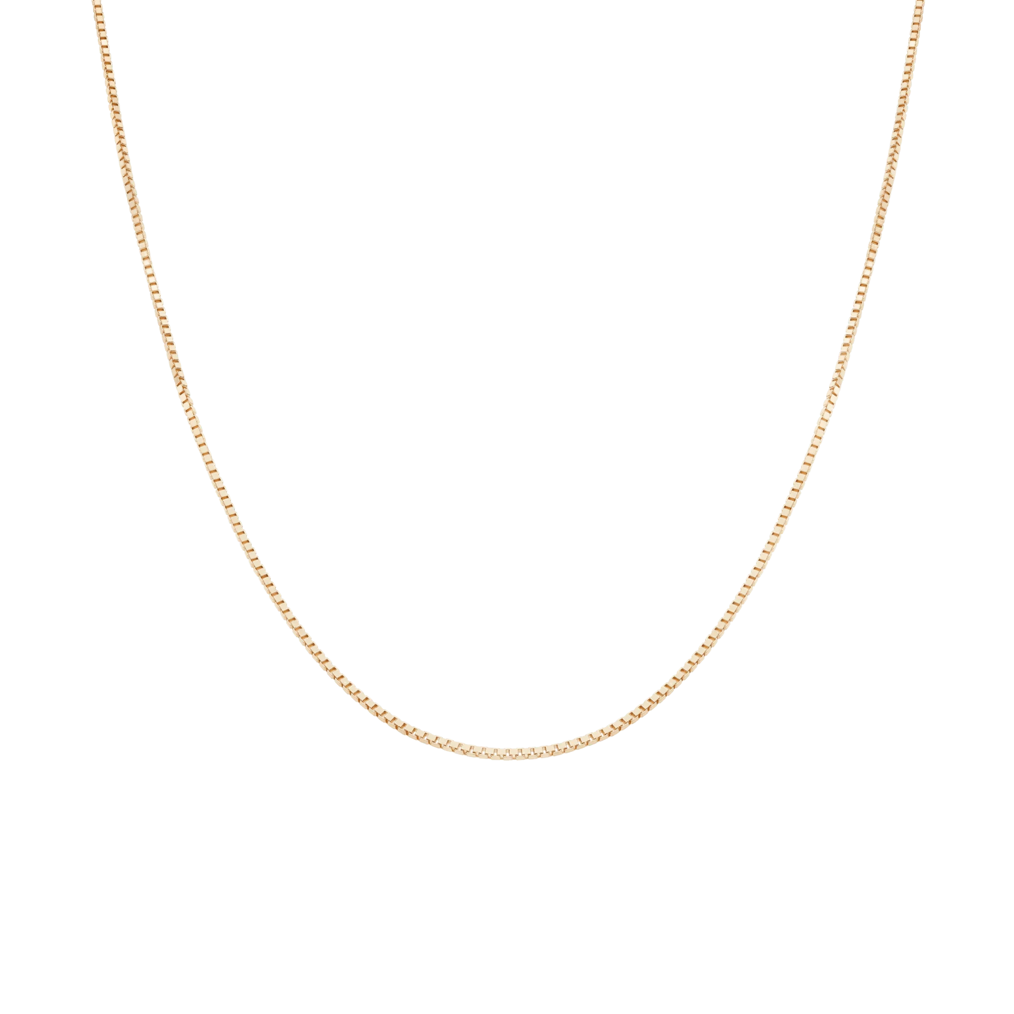 Box chain 60cm 18K gold - Image 2