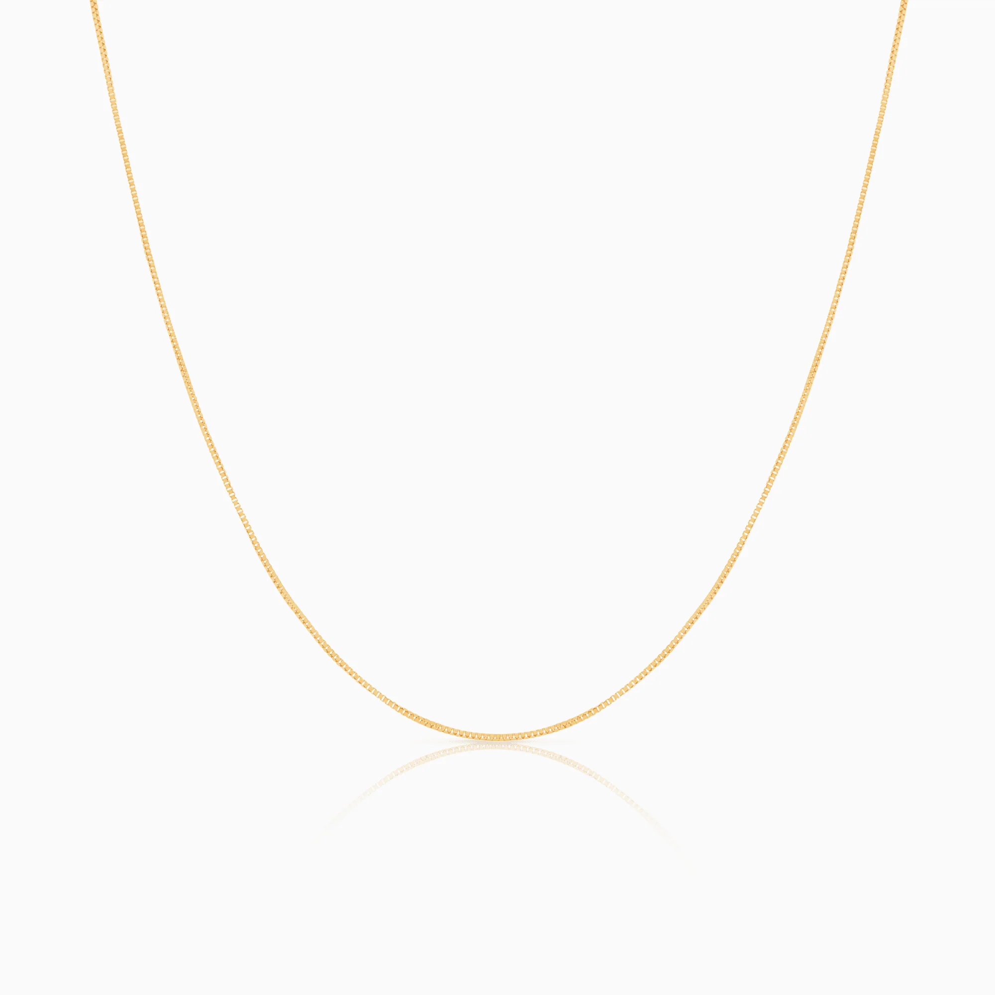 Box chain 70.5cm 18K gold