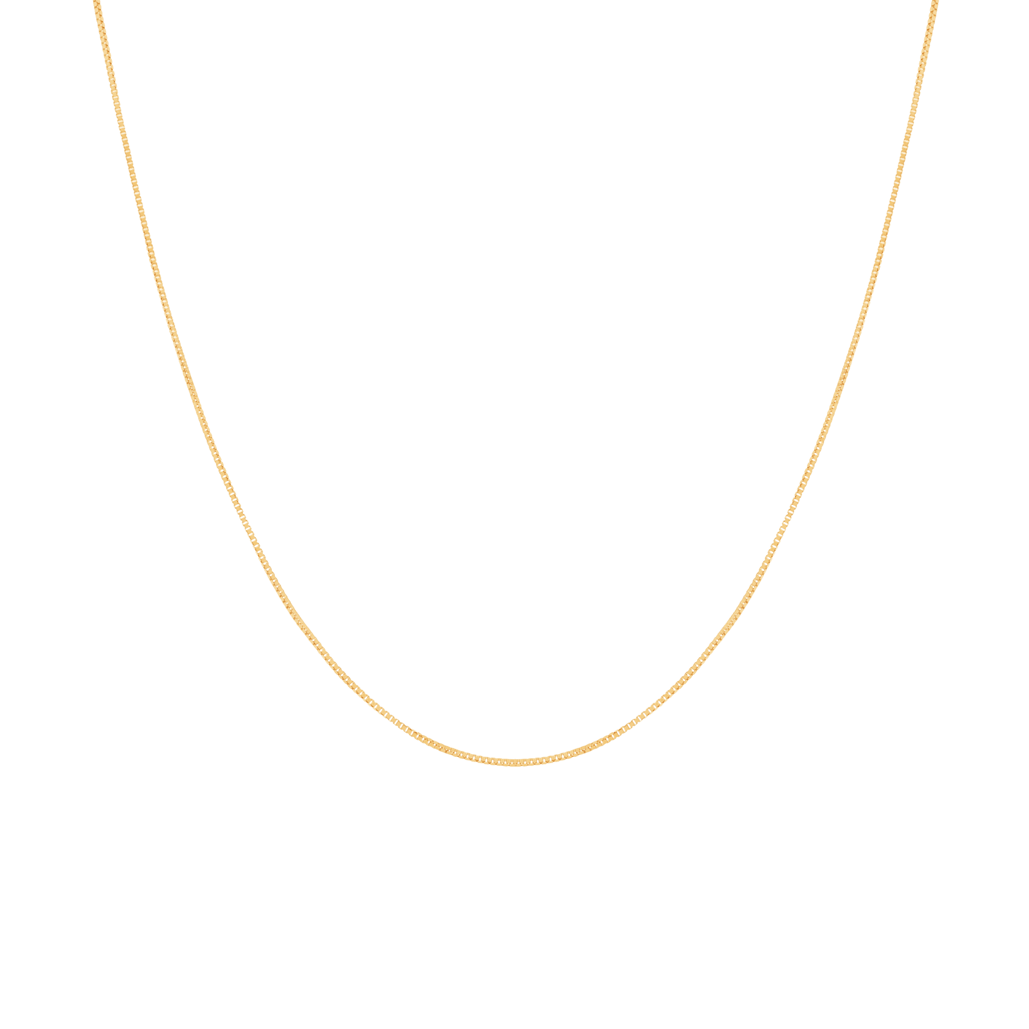 Box chain 70.5cm 18K gold - Image 2