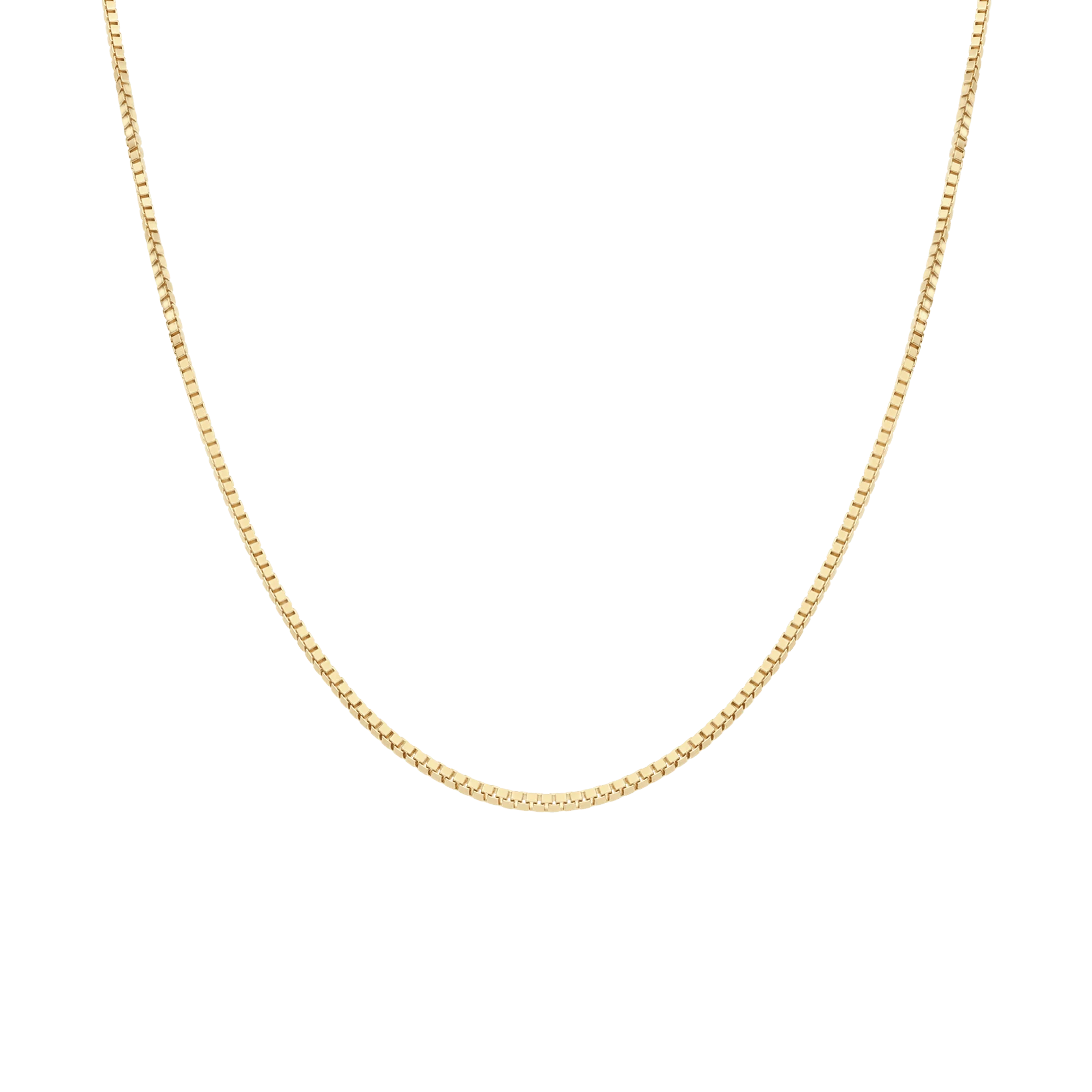 Box Chain 70cm 18K gold - Image 2
