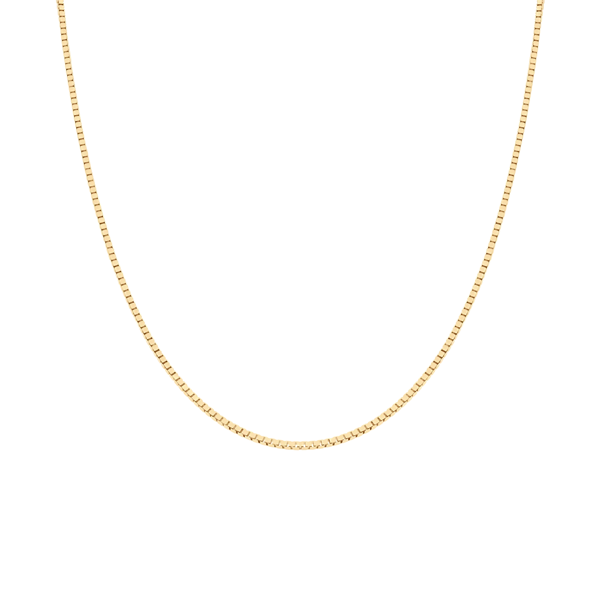 Box chain 71cm 18K gold - Image 3