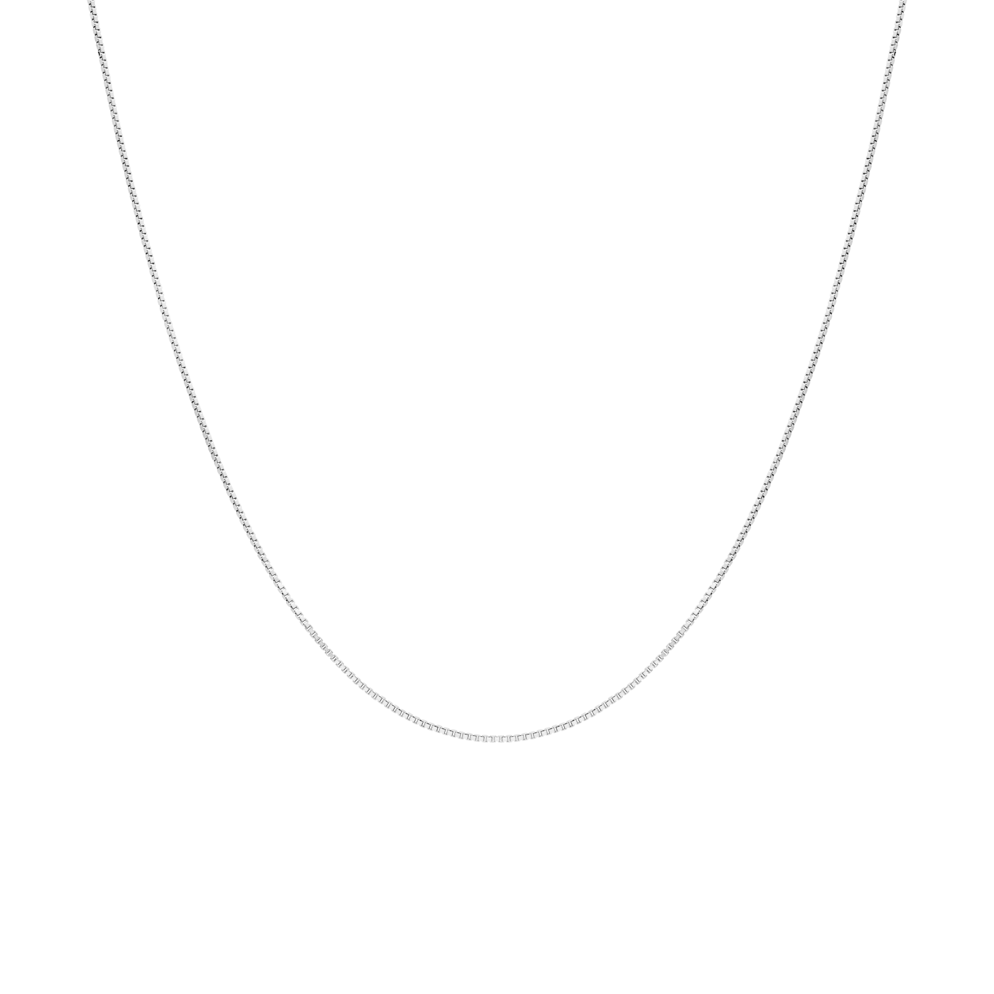 Venetian chain 40cm 18K white gold - Image 2