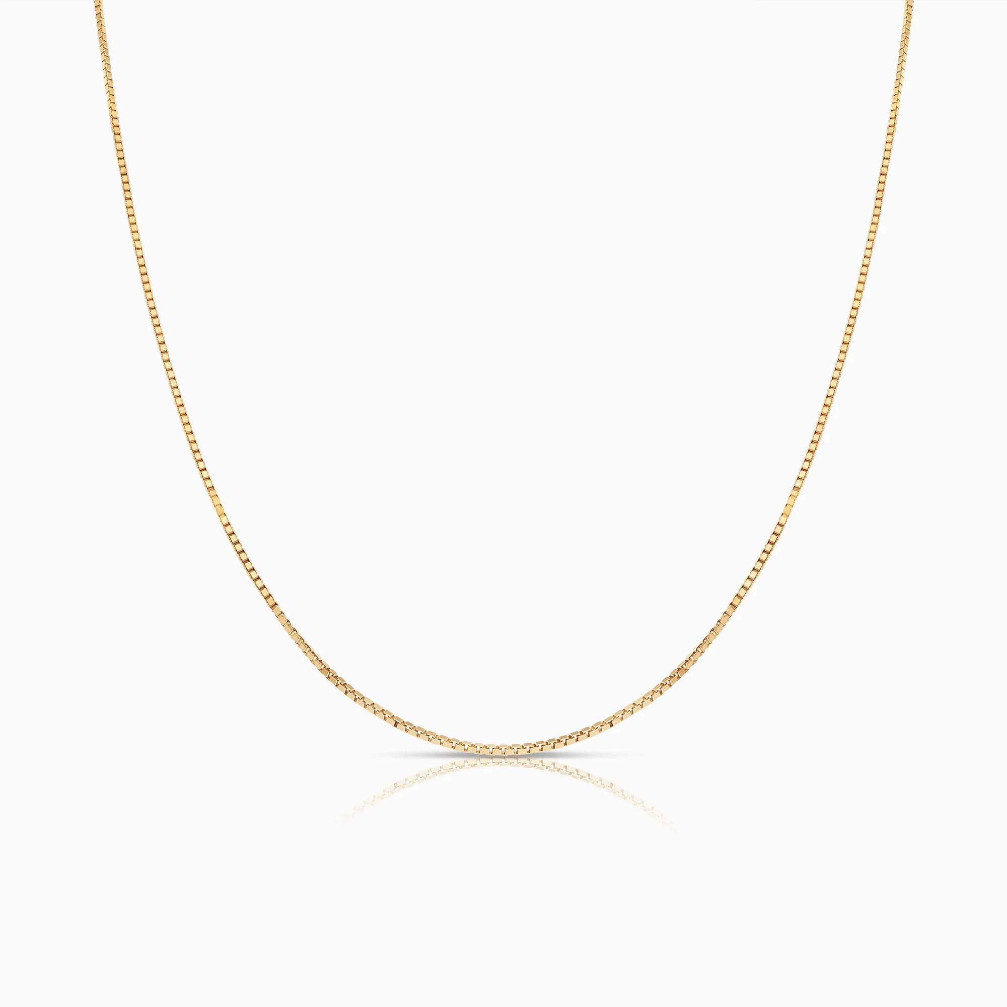 Box link 36.5cm 18K gold