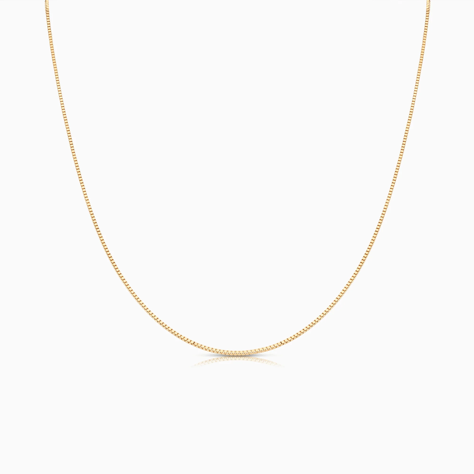 Box Chain 36cm 18K Gold