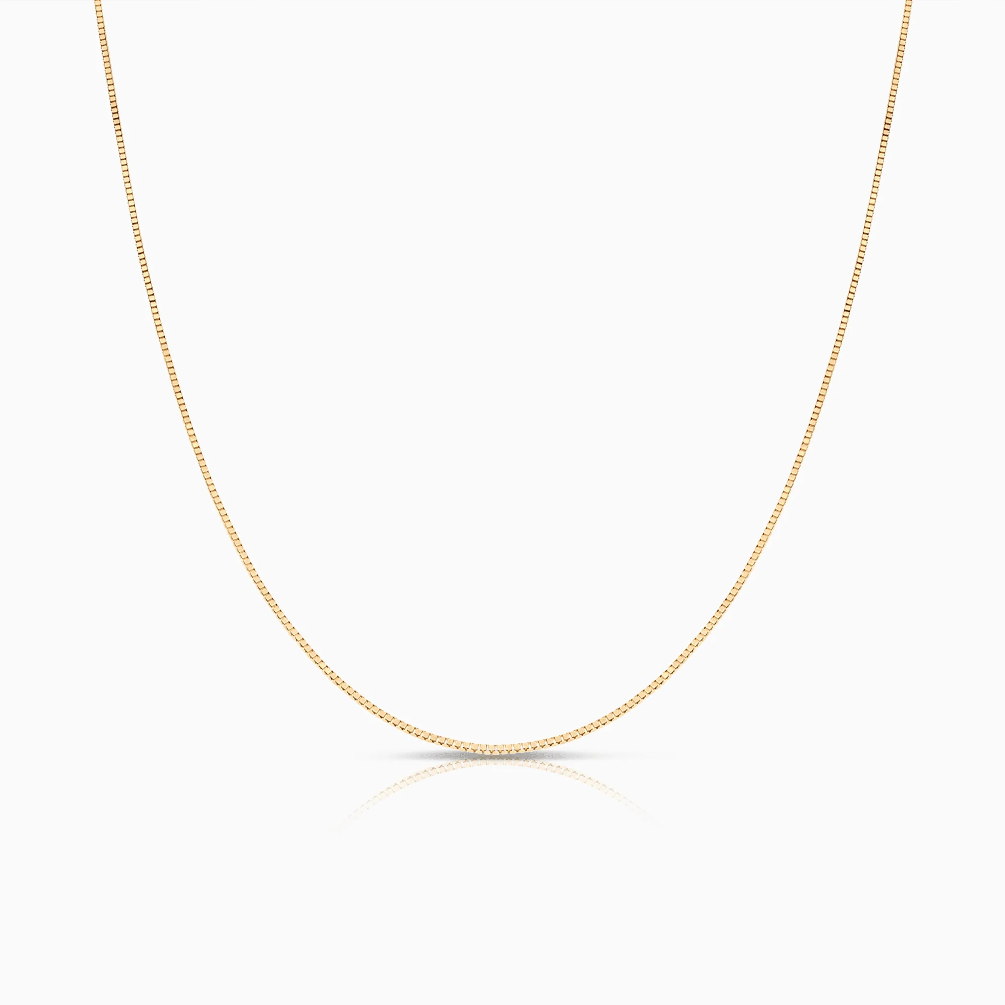 Box Chain 36cm 18K Gold