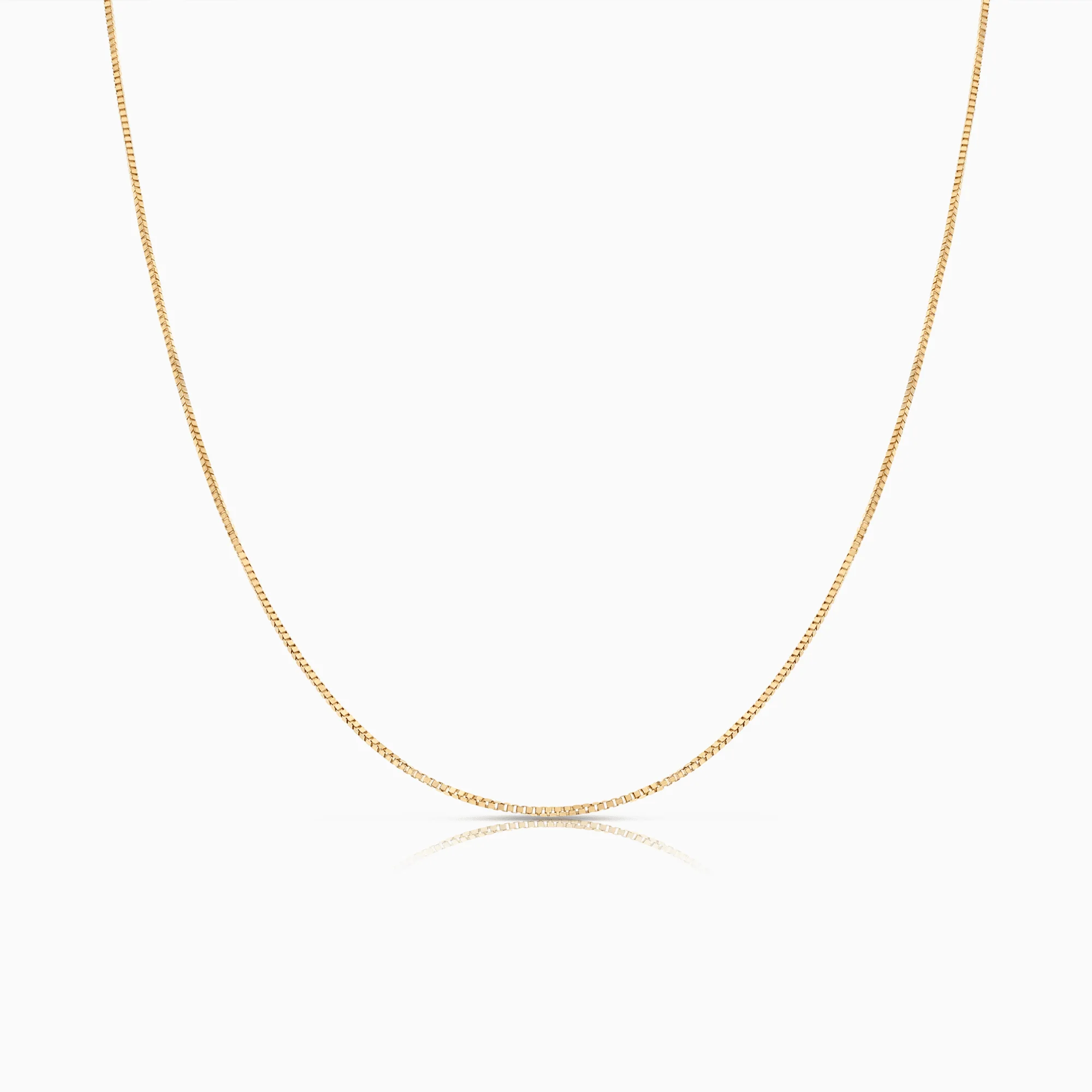Box Chain 36cm 18K Gold