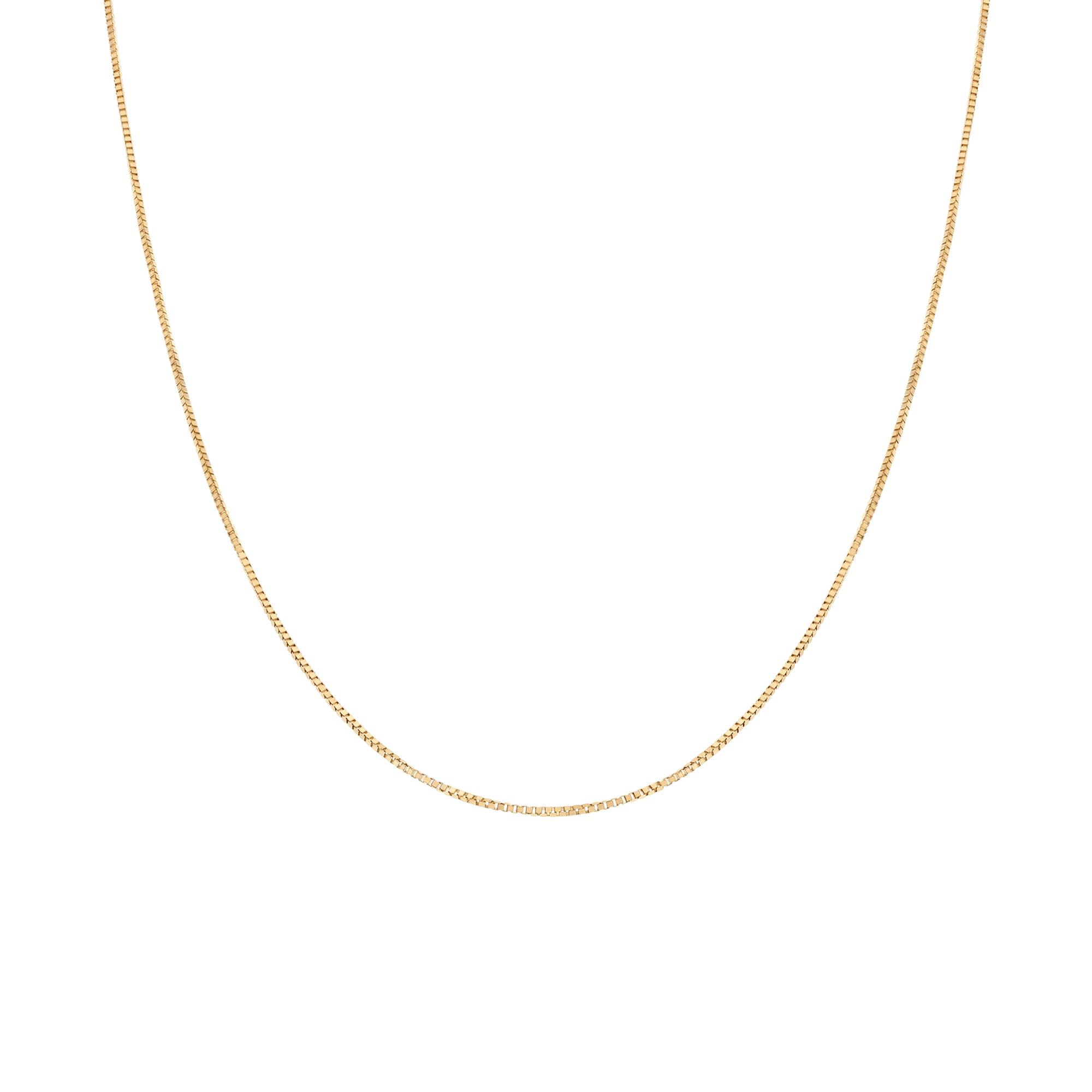 Box Chain 36cm 18K Gold - Image 2