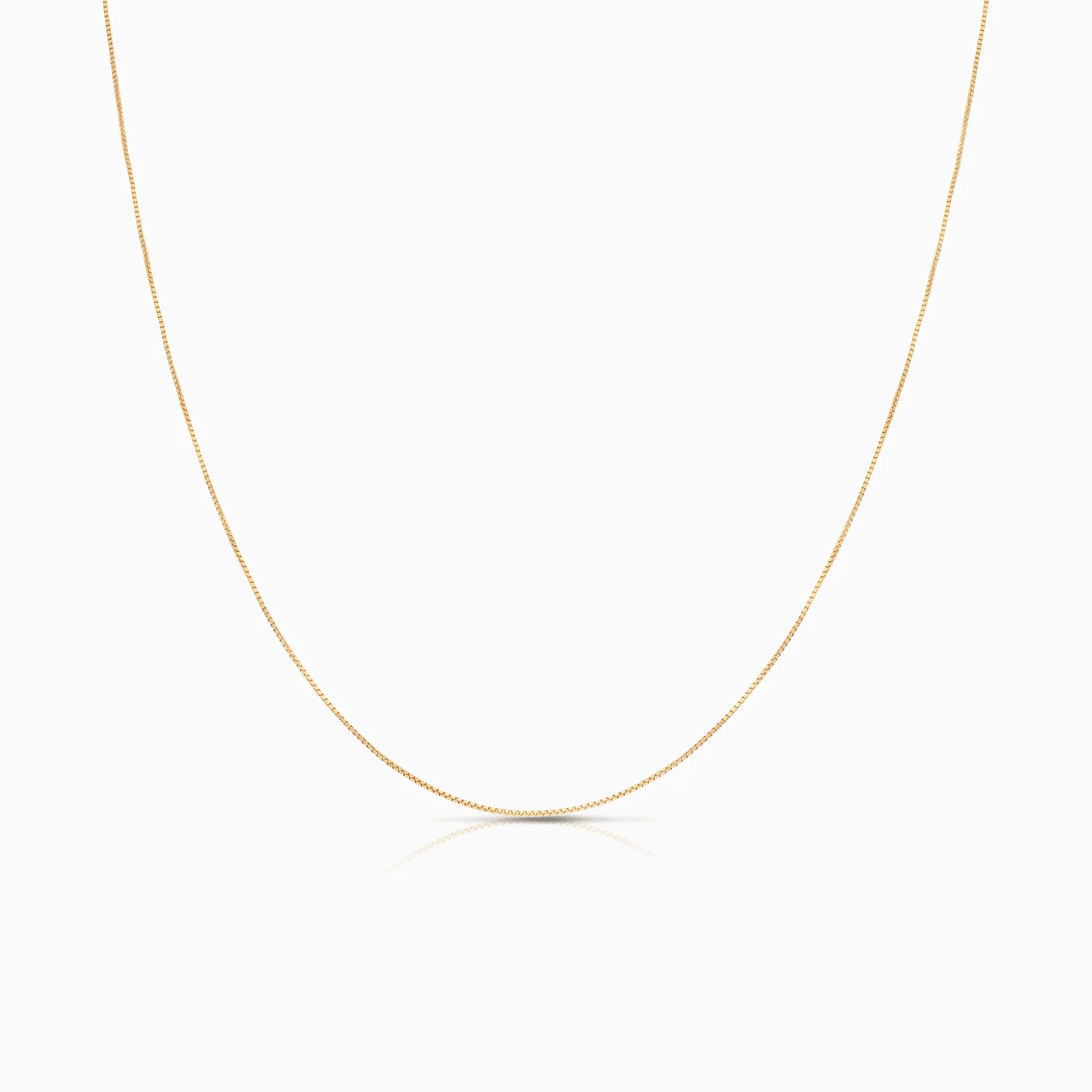 Box Chain 36cm 18K Gold