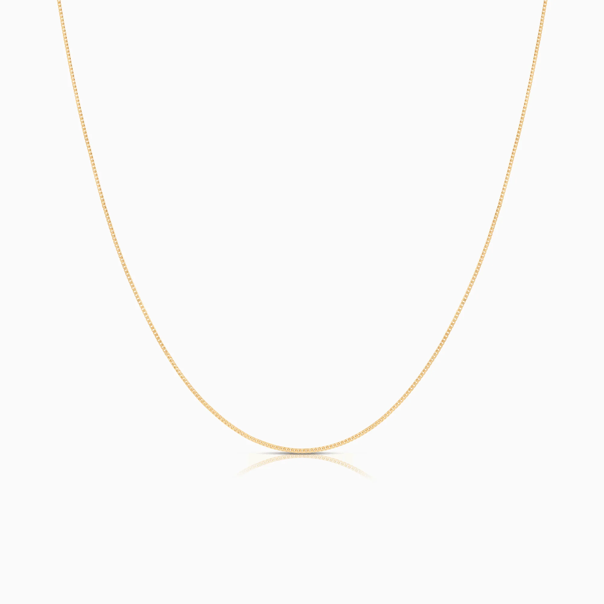 Box Chain 36cm 18K Gold