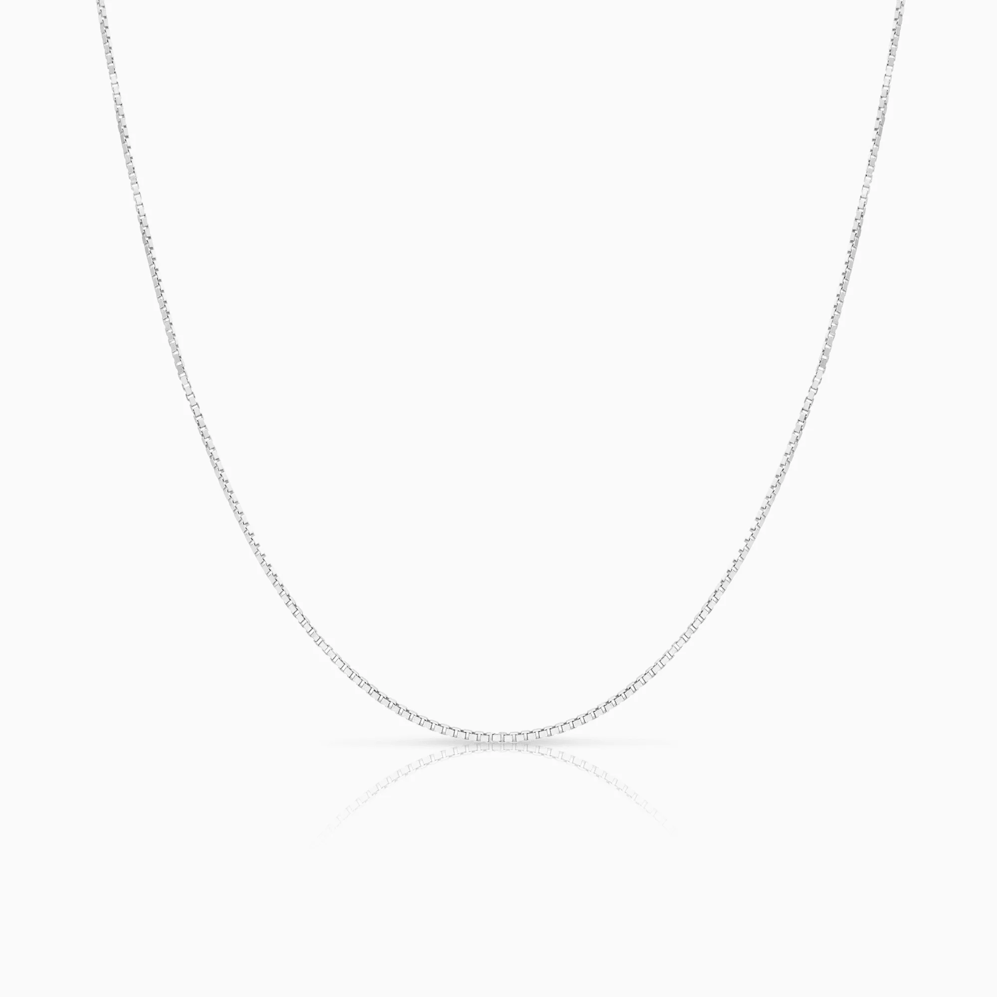Venetian link 39cm 18K white gold